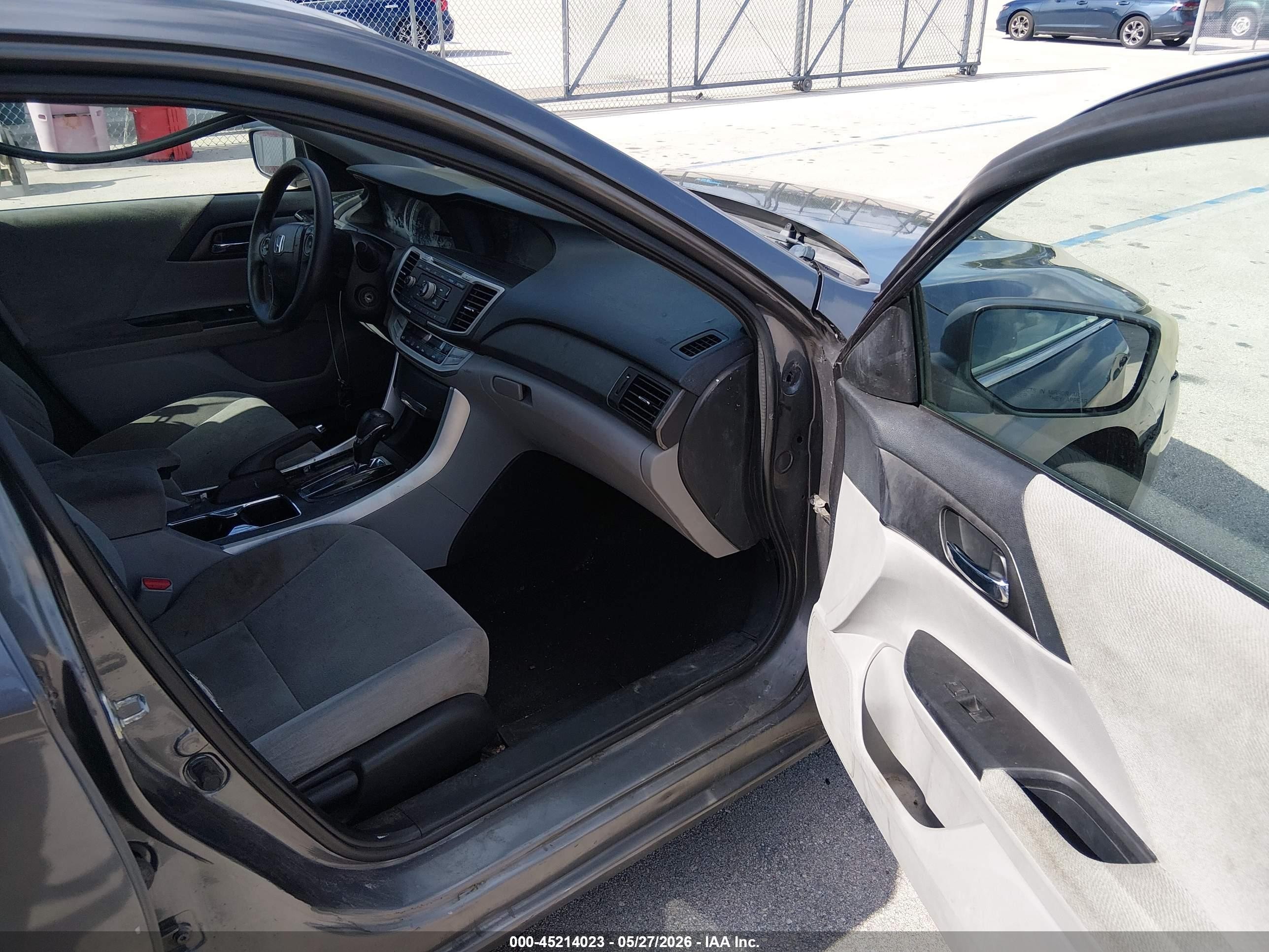 2013 Honda Accord Lx Gray vin: 1HGCR2F34DA188457