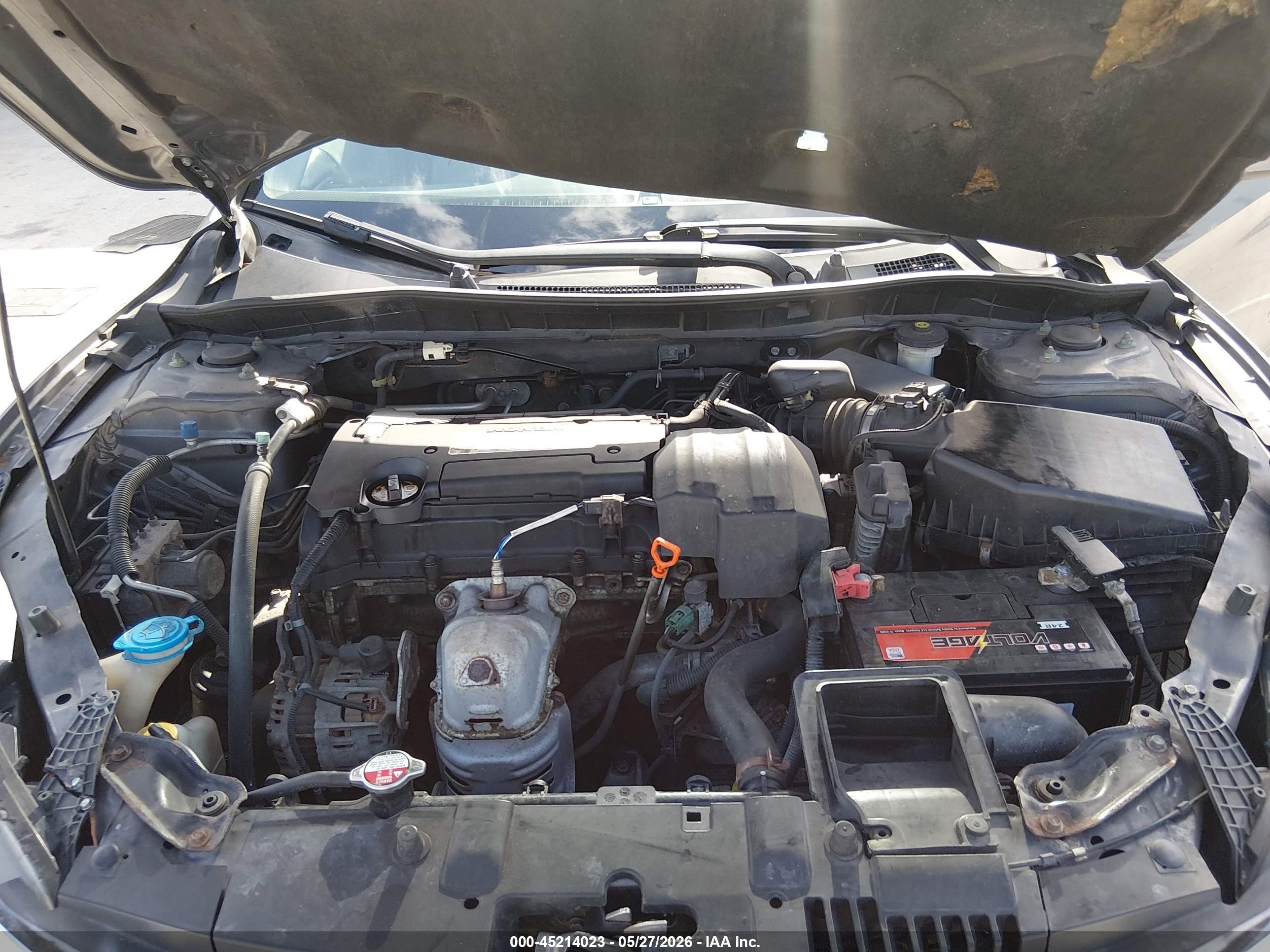 2013 Honda Accord Lx Gray vin: 1HGCR2F34DA188457