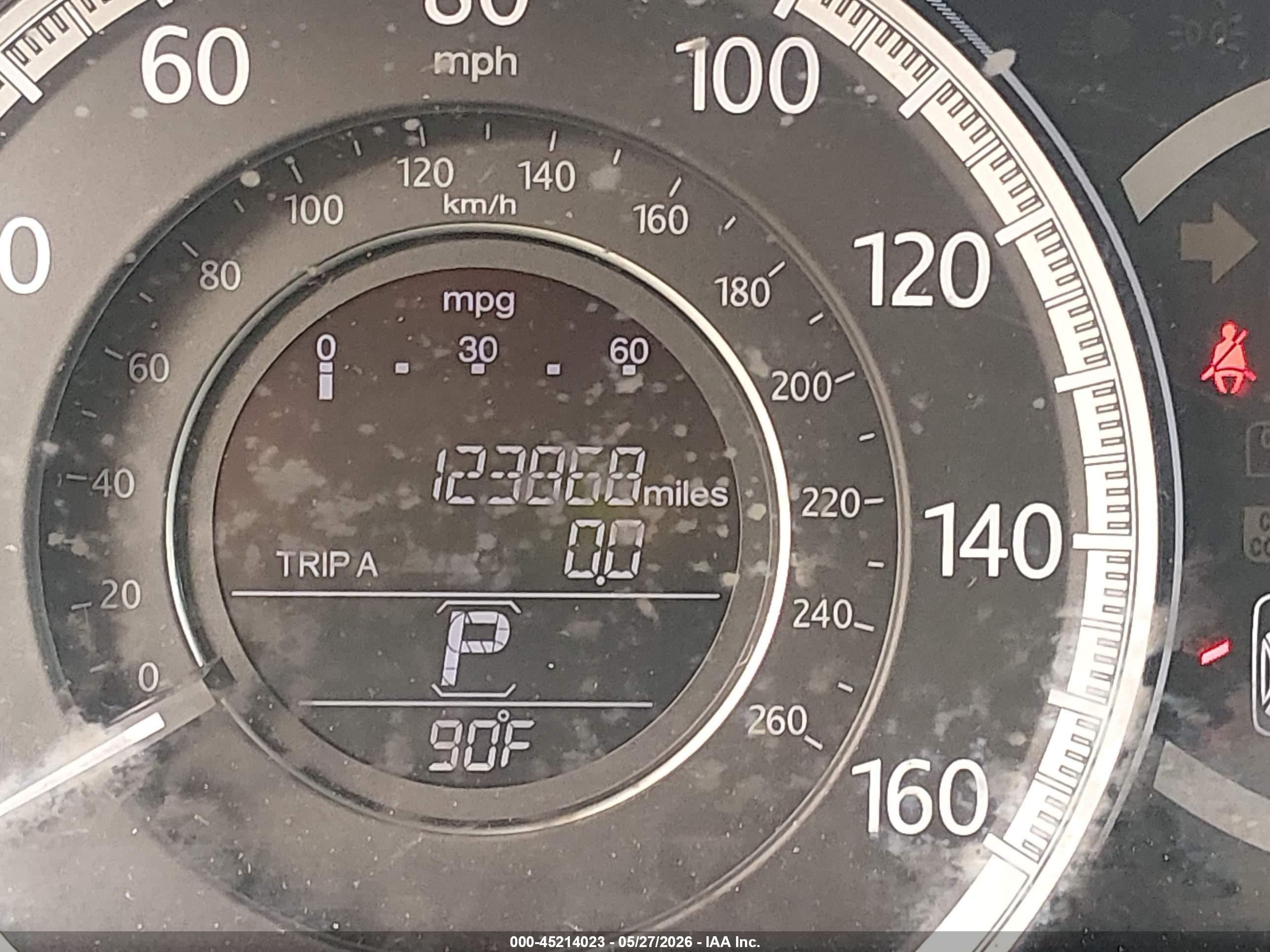 2013 Honda Accord Lx Gray vin: 1HGCR2F34DA188457