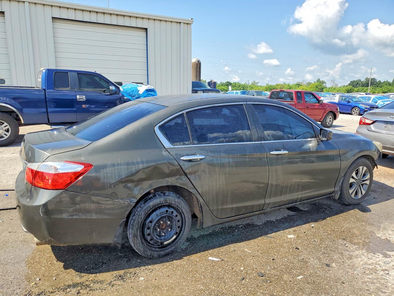 2013 Honda Accord Lx Серый vin: 1HGCR2F34DA199216