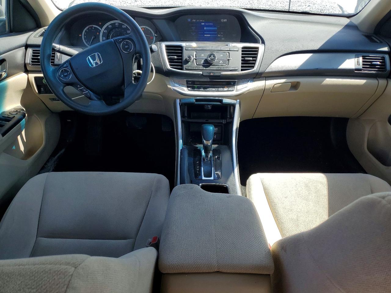 2013 Honda Accord Lx White vin: 1HGCR2F34DA212448