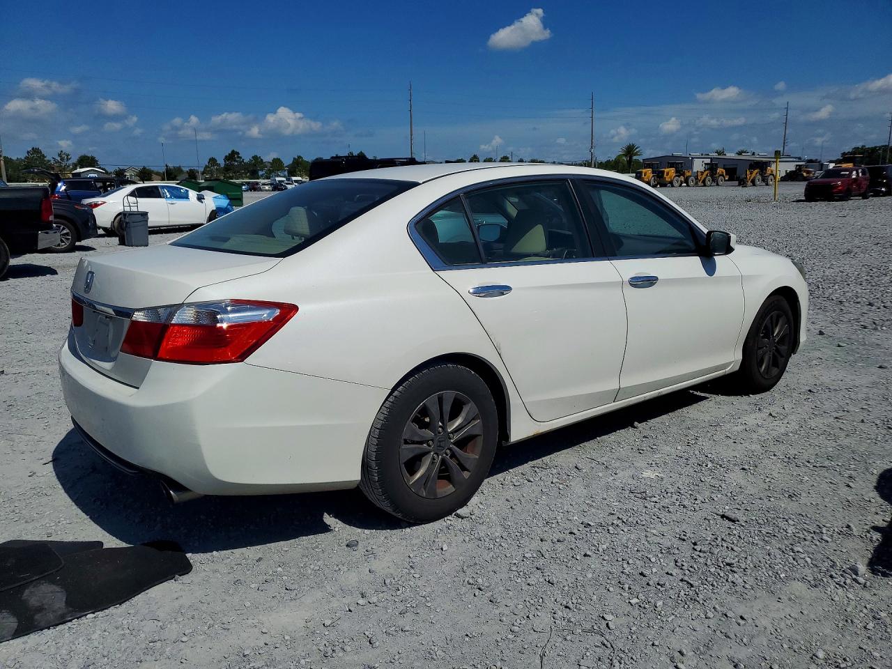 2013 Honda Accord Lx White vin: 1HGCR2F34DA212448