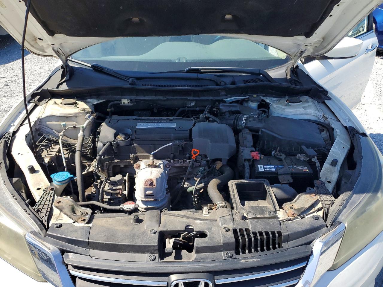 2013 Honda Accord Lx White vin: 1HGCR2F34DA212448