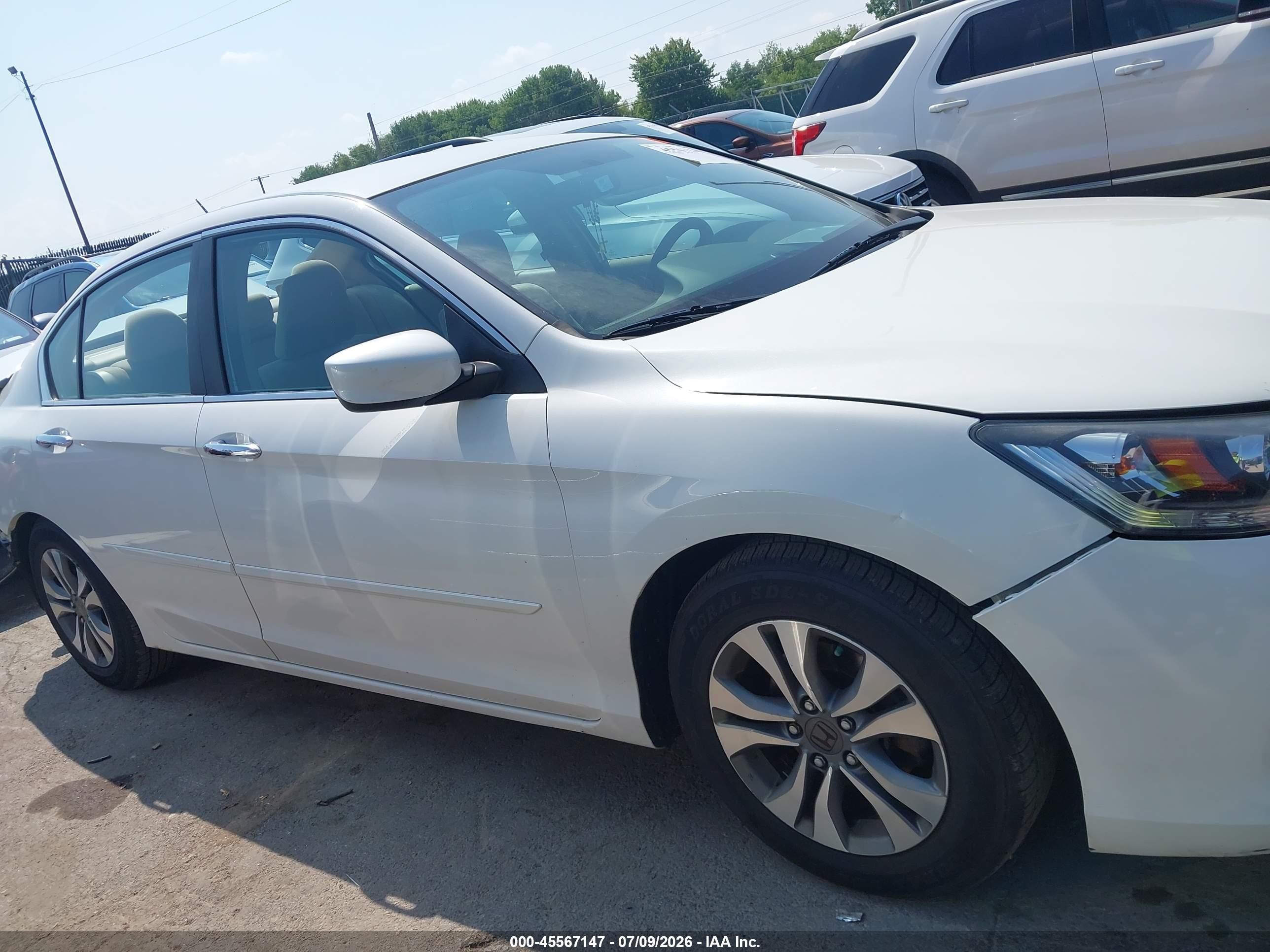 2013 Honda Accord Lx Белый vin: 1HGCR2F34DA221179