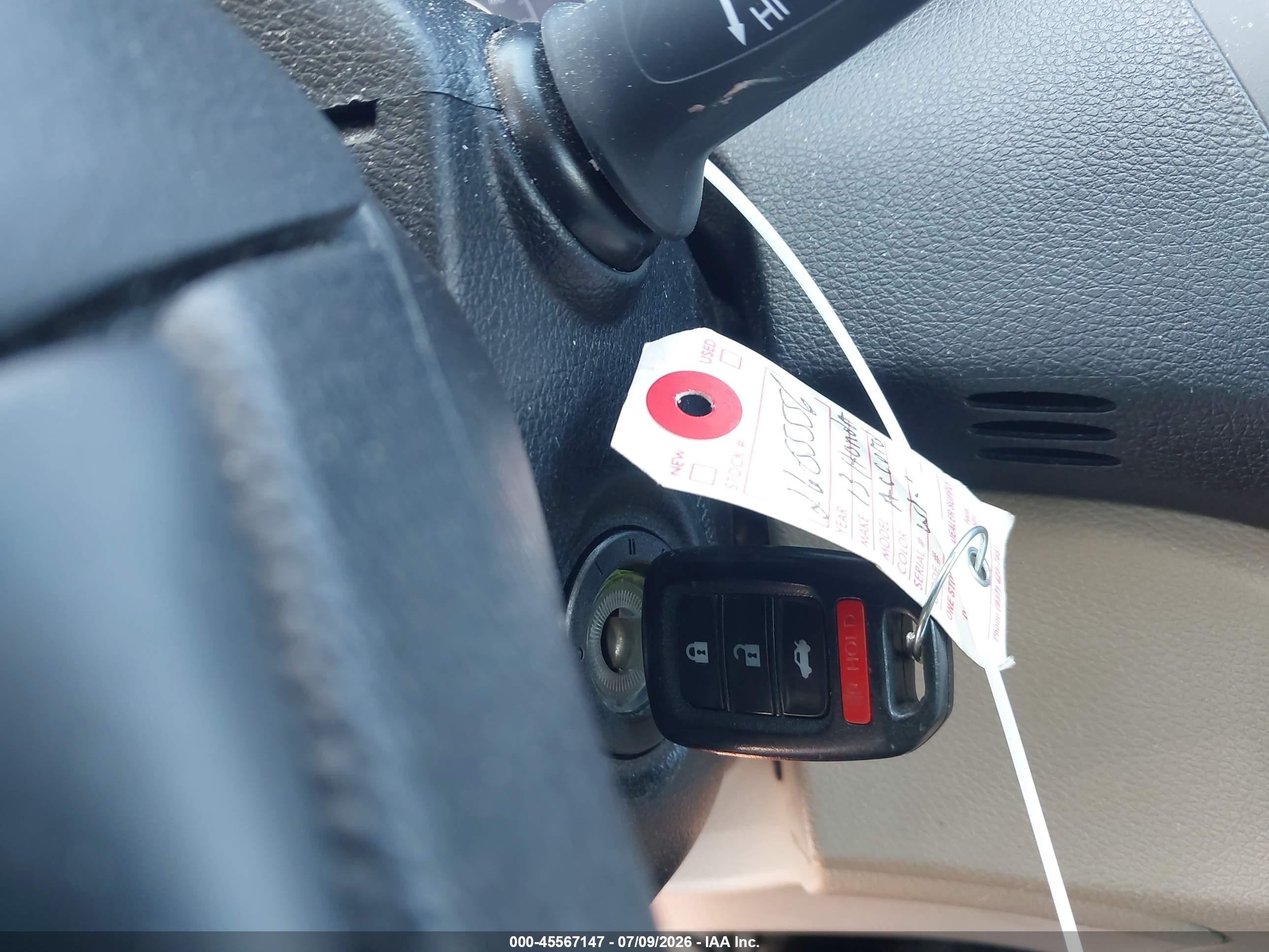 2013 Honda Accord Lx Белый vin: 1HGCR2F34DA221179