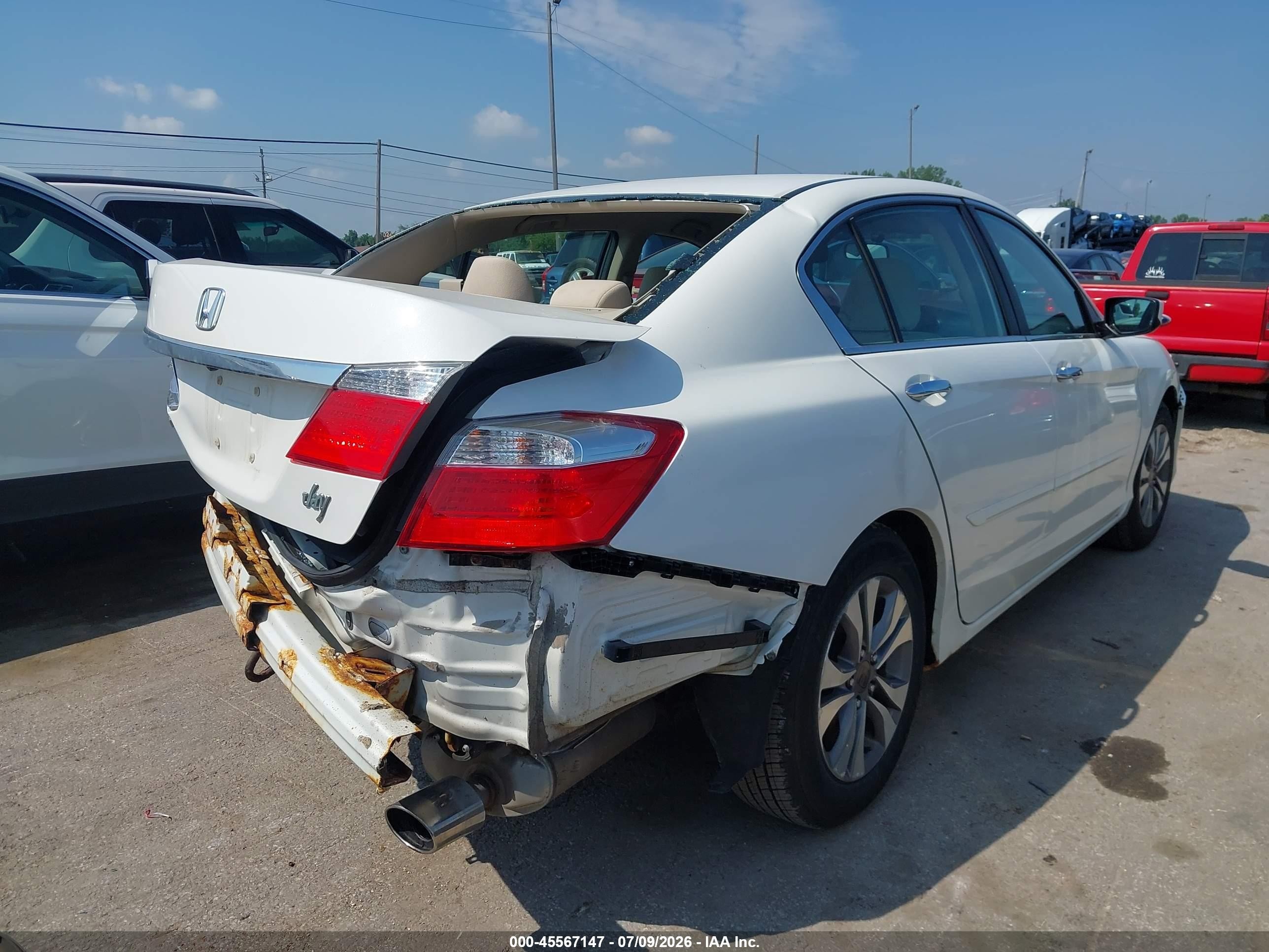 2013 Honda Accord Lx Белый vin: 1HGCR2F34DA221179