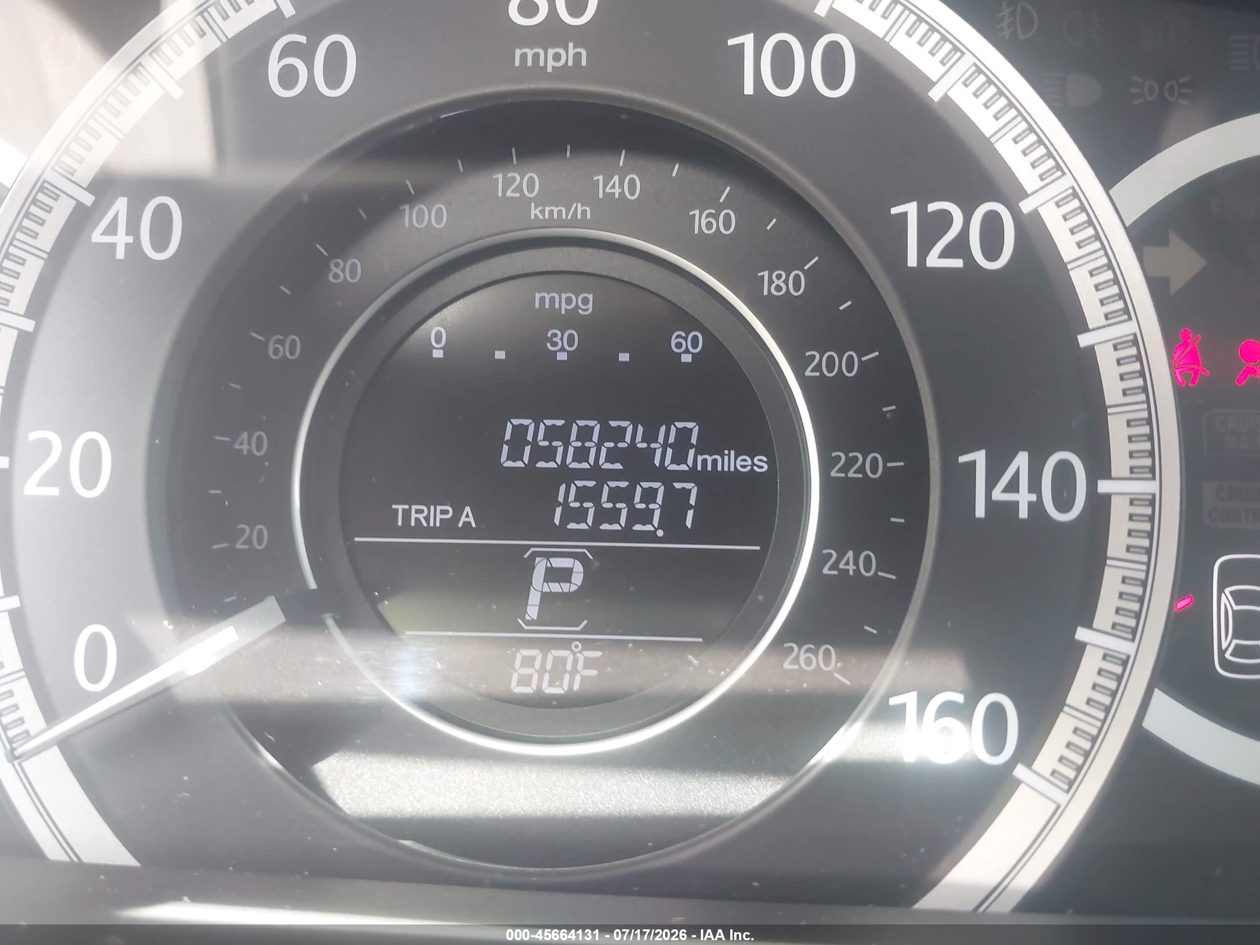 2013 Honda Accord Lx Gray vin: 1HGCR2F34DA224051