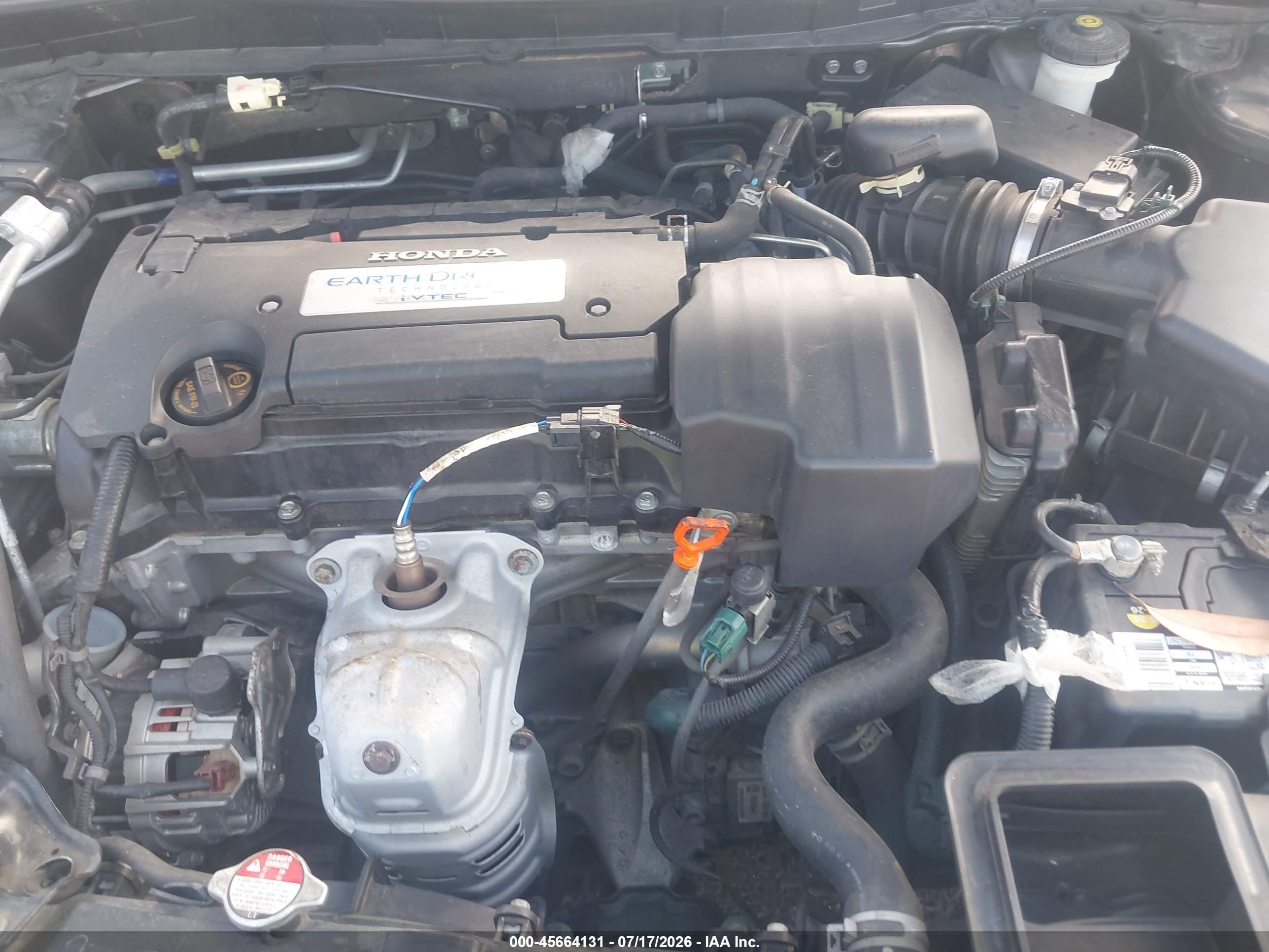 2013 Honda Accord Lx Gray vin: 1HGCR2F34DA224051