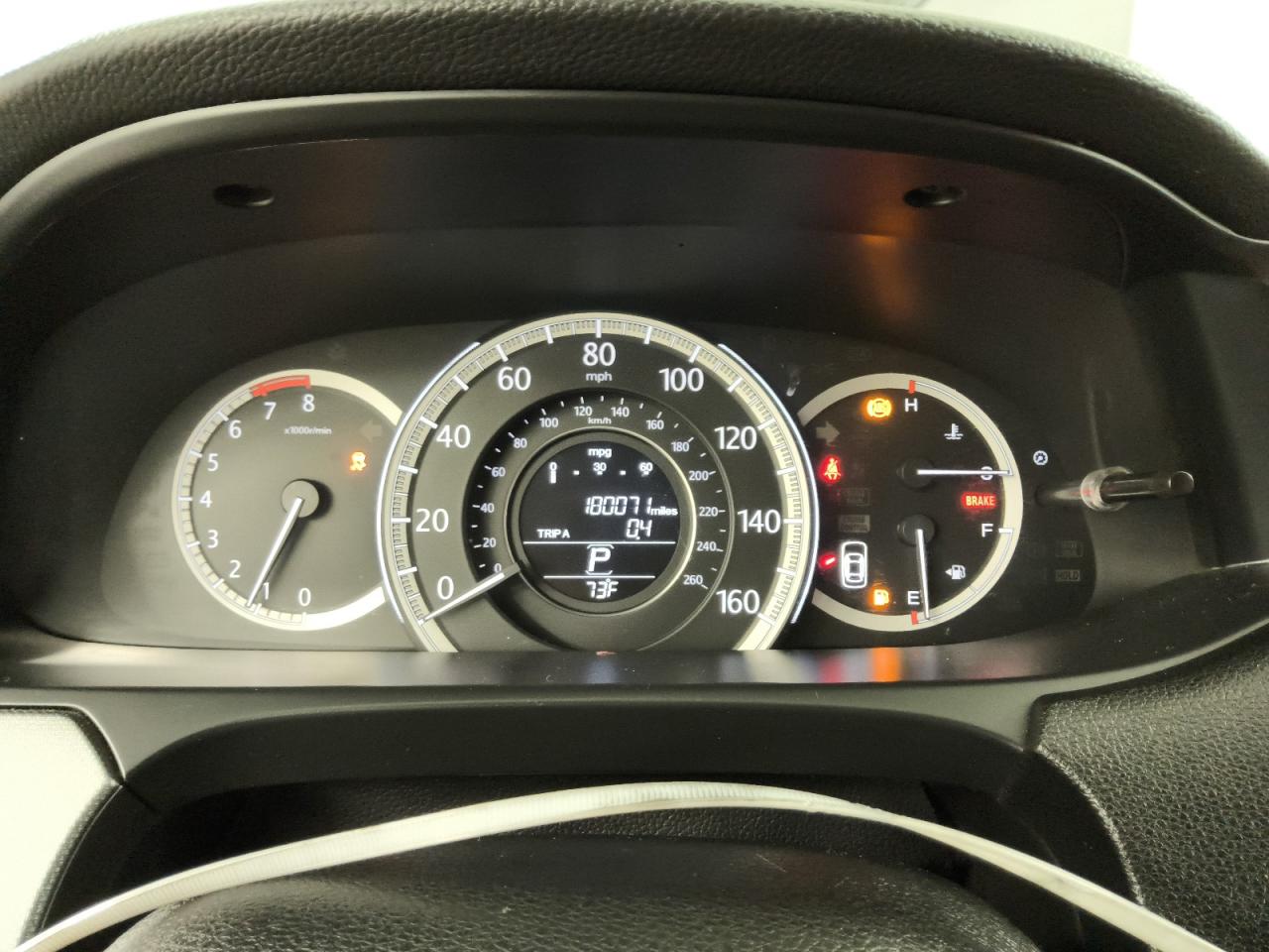 2013 Honda Accord Lx Черный vin: 1HGCR2F34DA243148 Damage: Warning Light - Abs, On, Unacceptable