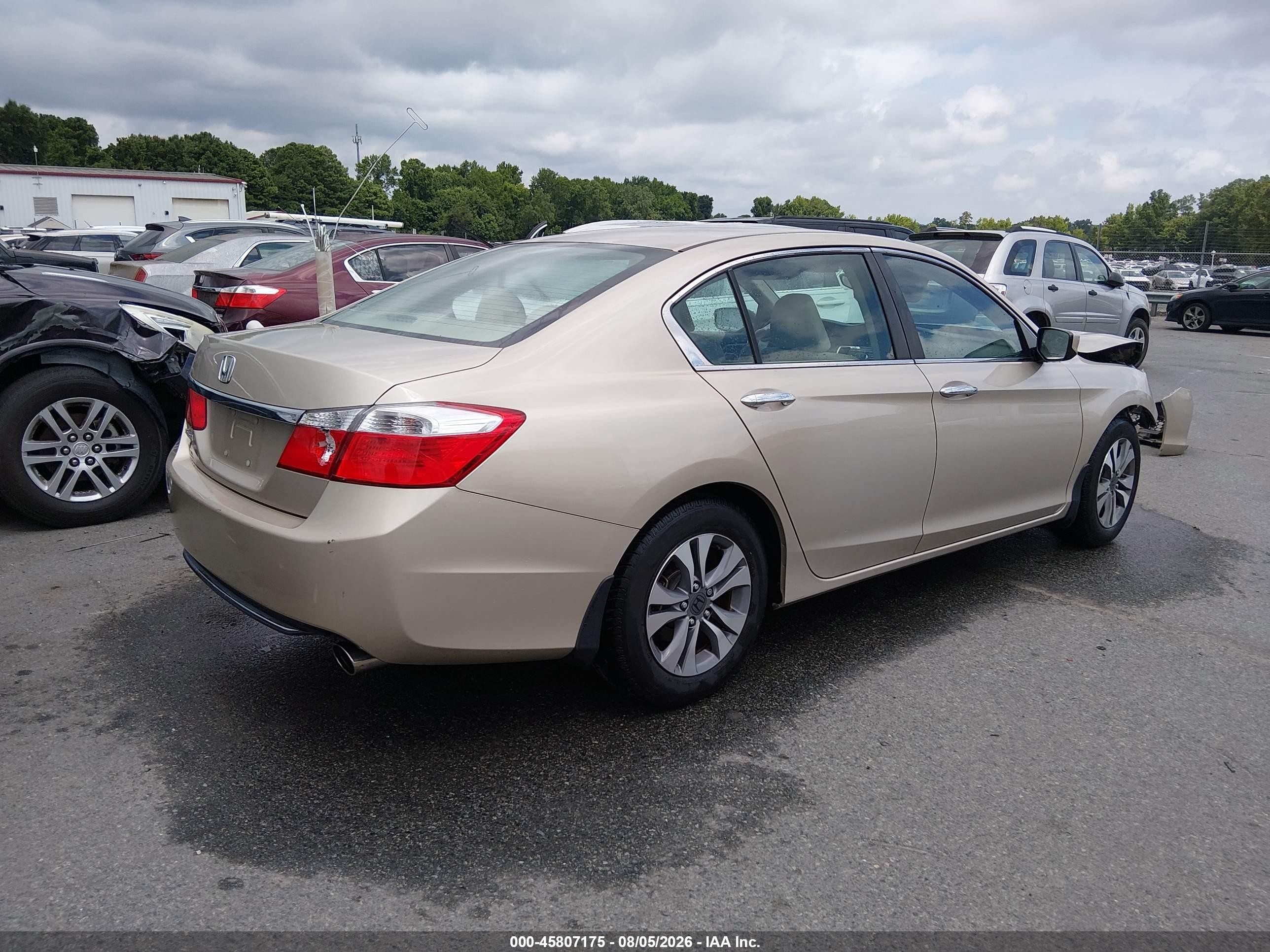 2013 Honda Accord Lx Золотой vin: 1HGCR2F34DA246096