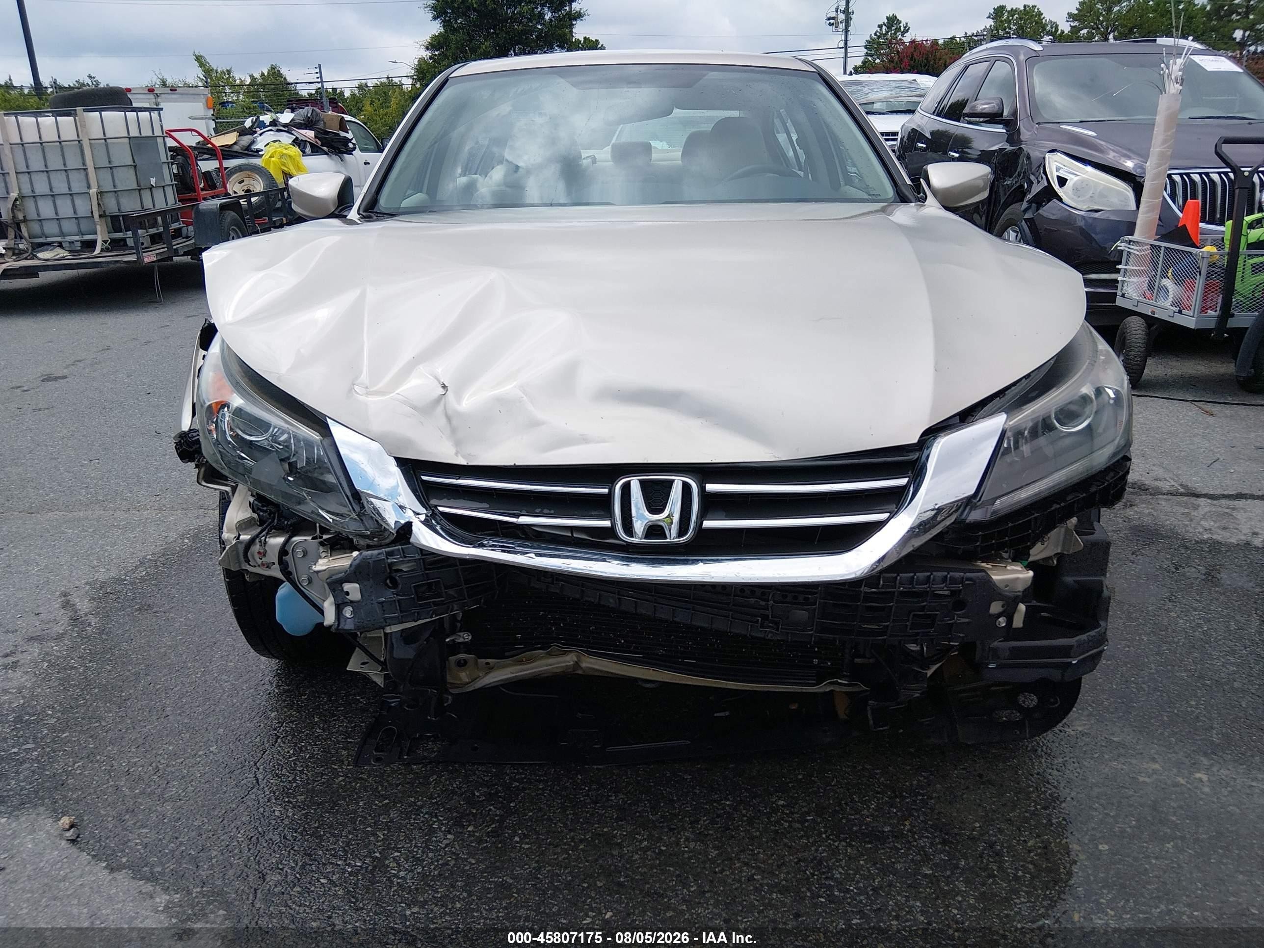 2013 Honda Accord Lx Золотой vin: 1HGCR2F34DA246096