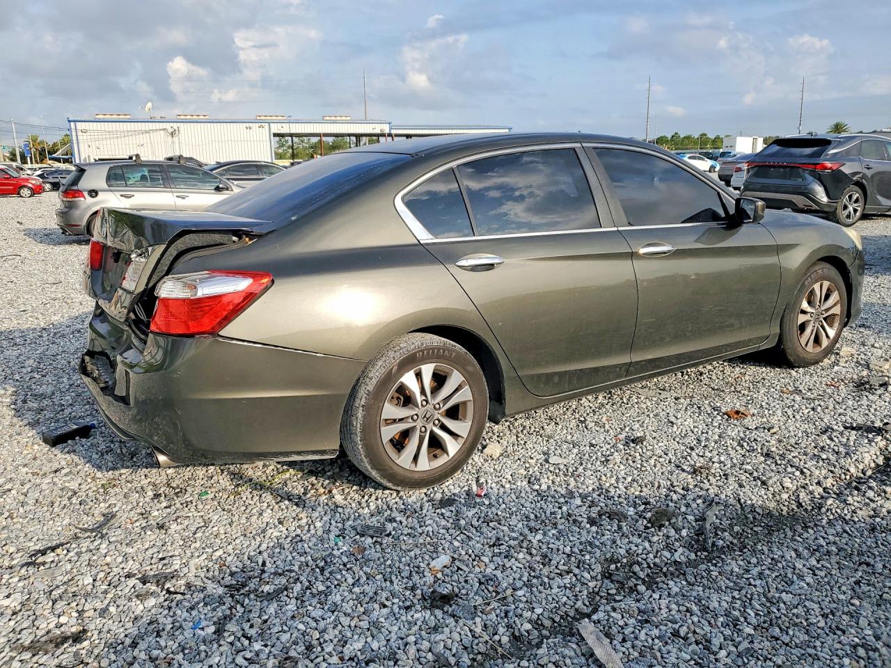 2013 Honda Accord Lx Green vin: 1HGCR2F34DA271516