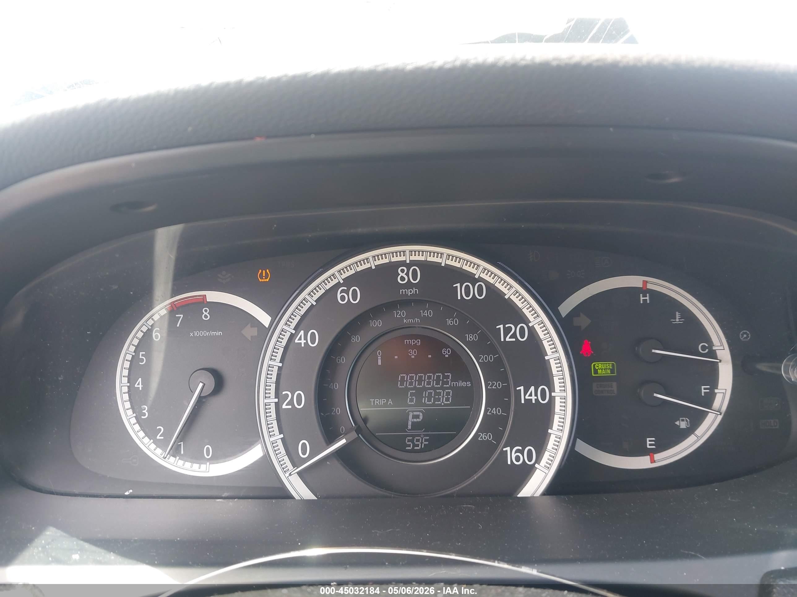 2013 Honda Accord Lx Gray vin: 1HGCR2F34DA281916