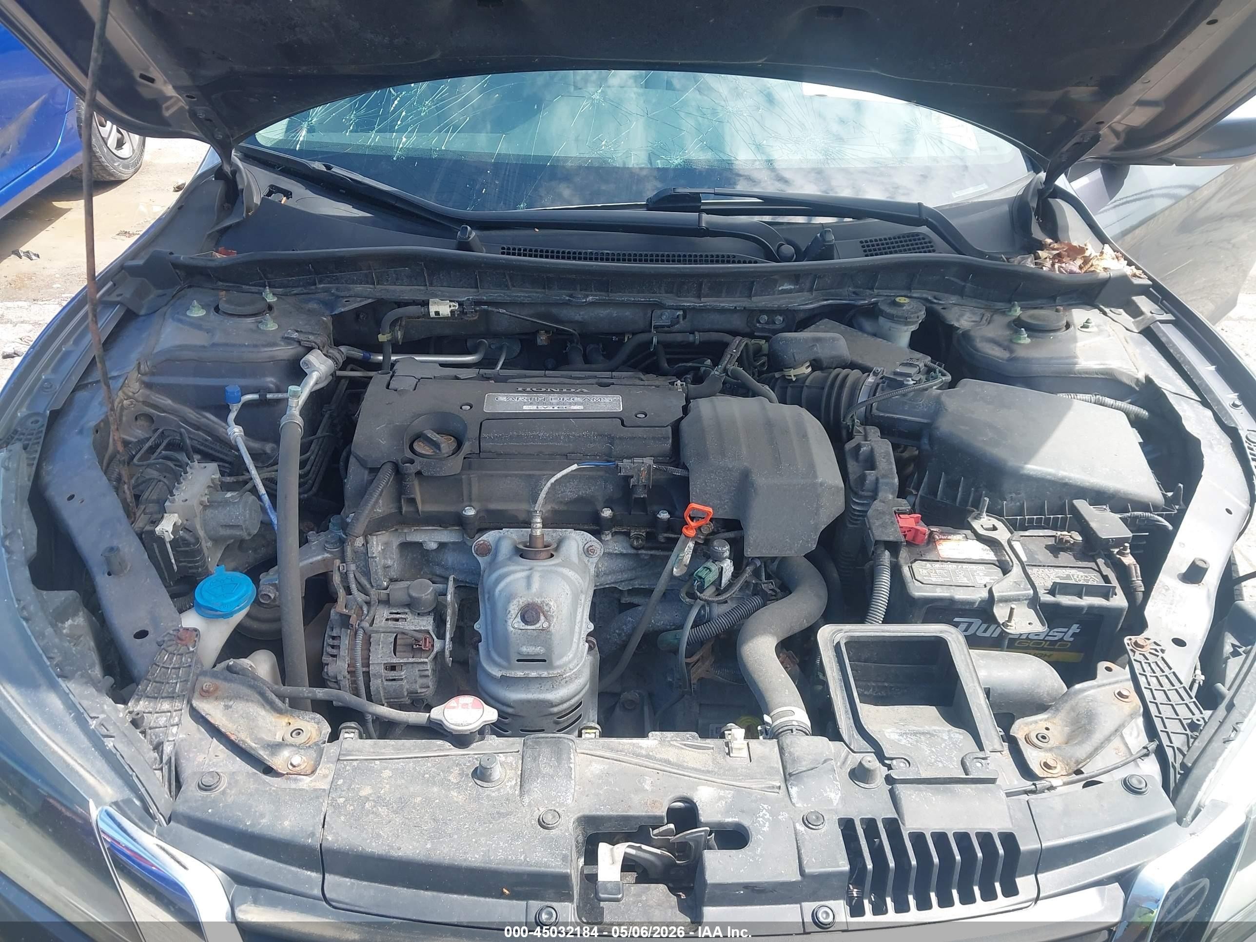 2013 Honda Accord Lx Gray vin: 1HGCR2F34DA281916