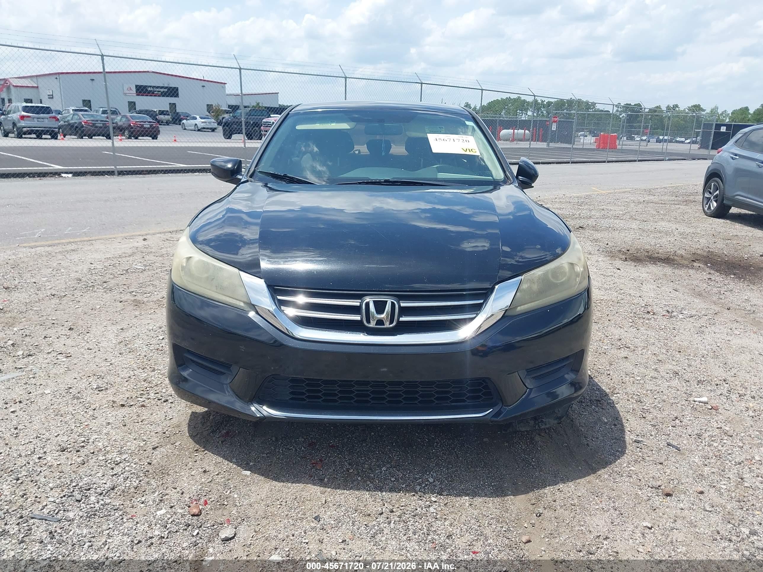 2014 Honda Accord Lx Черный vin: 1HGCR2F34EA004443