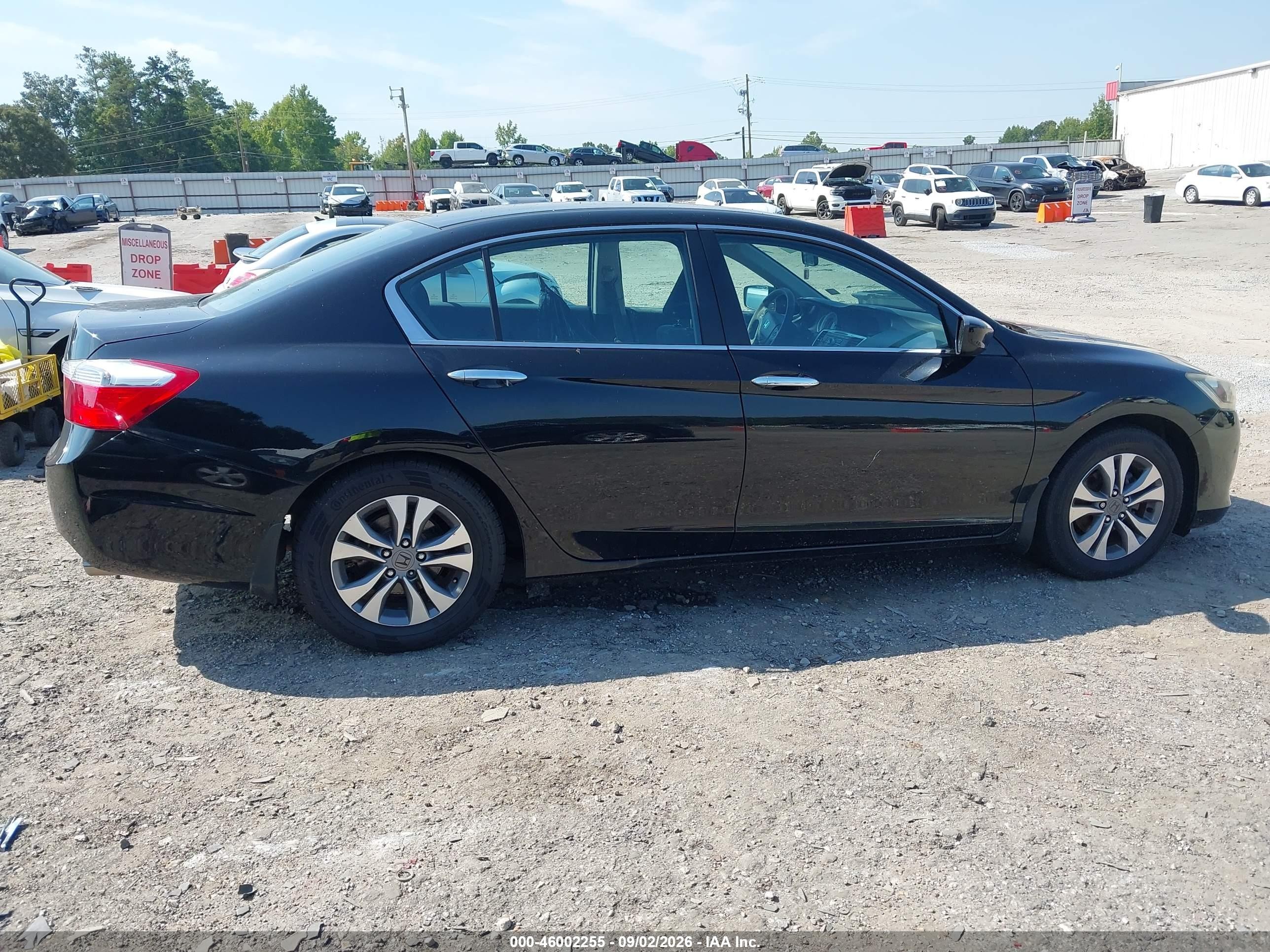2014 Honda Accord Lx Black vin: 1HGCR2F34EA017208
