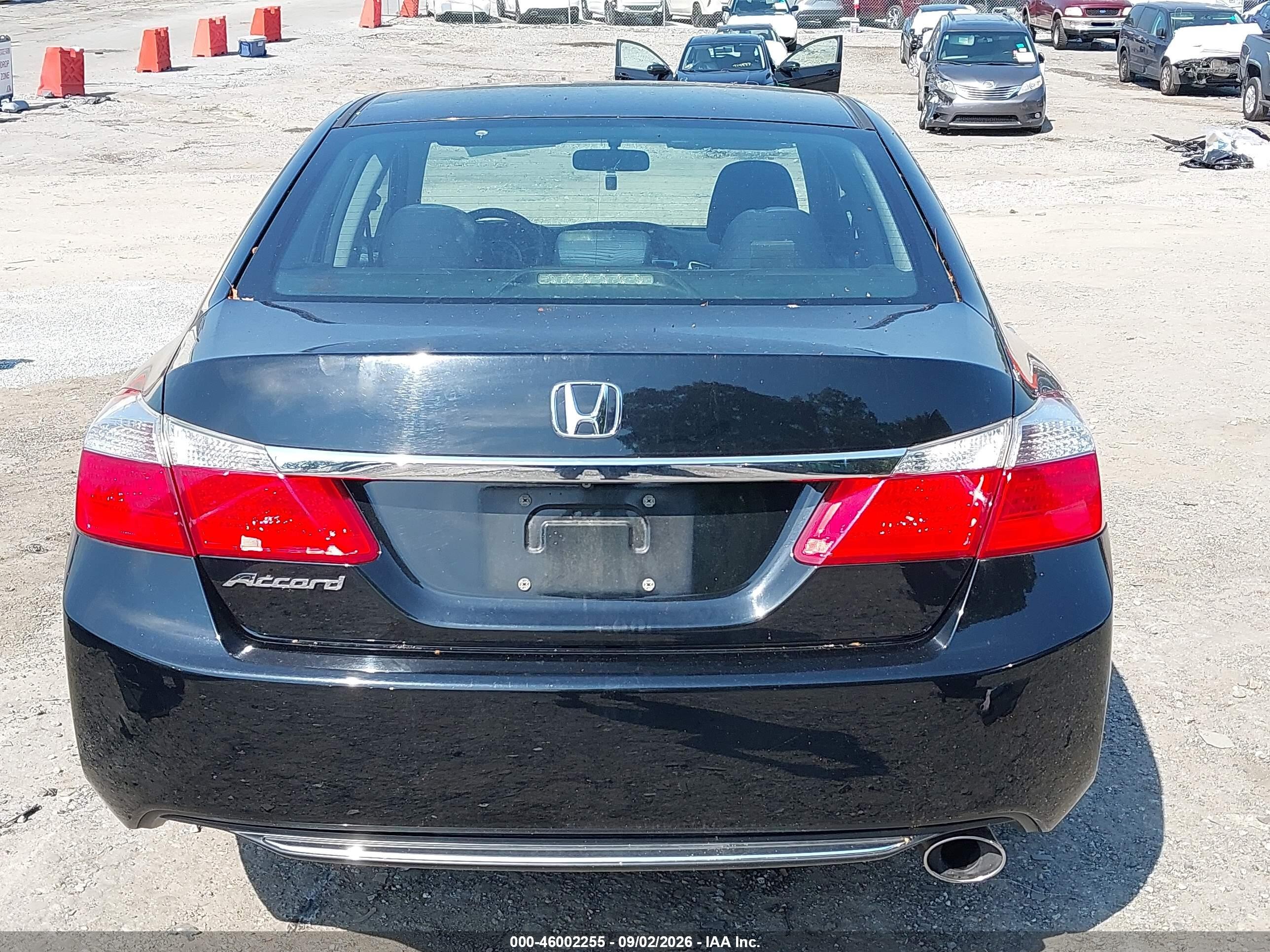 2014 Honda Accord Lx Black vin: 1HGCR2F34EA017208