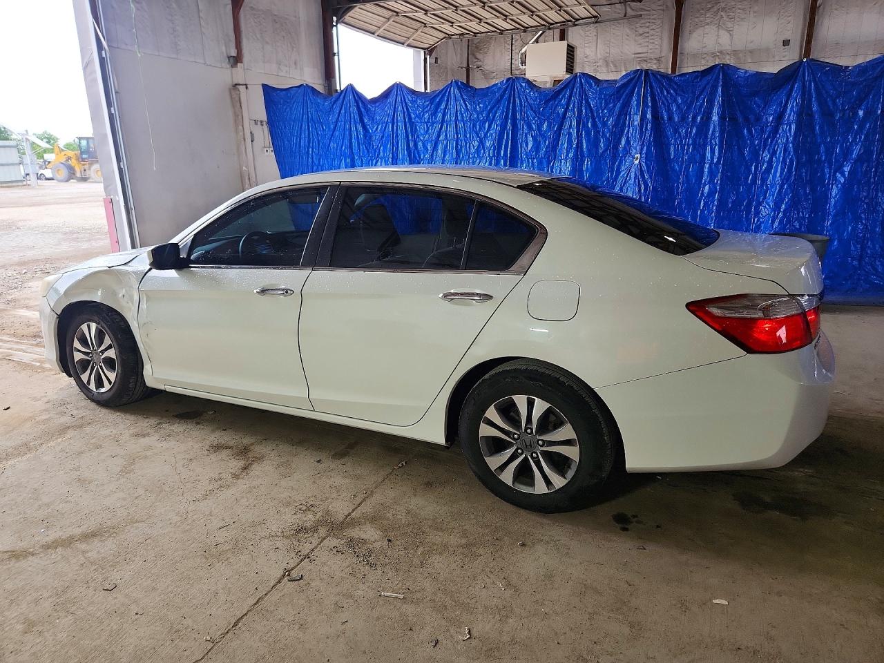 2014 Honda Accord Lx White vin: 1HGCR2F34EA025972