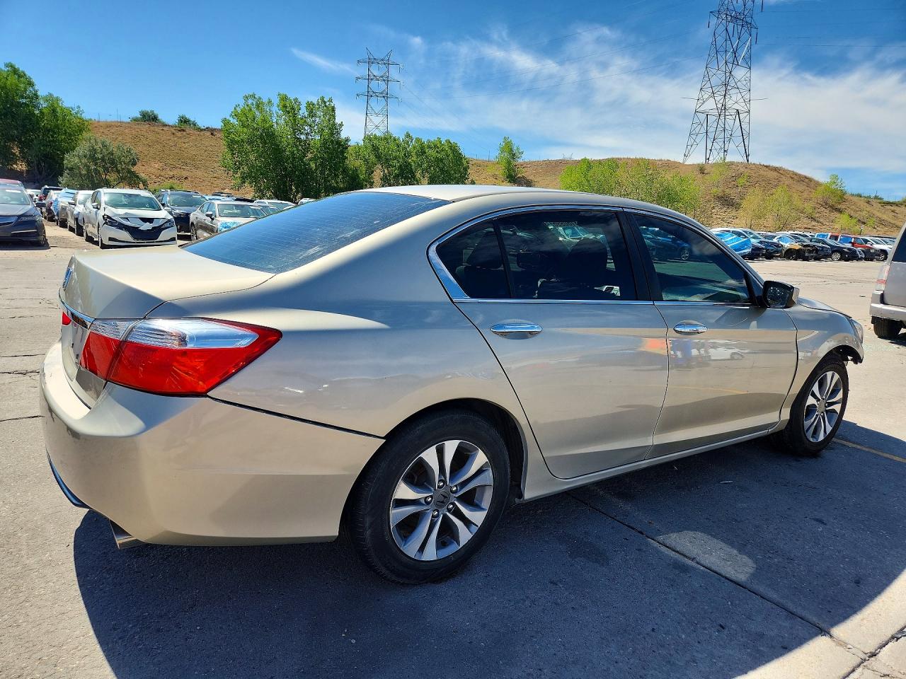 2014 Honda Accord Lx Gold vin: 1HGCR2F34EA027348