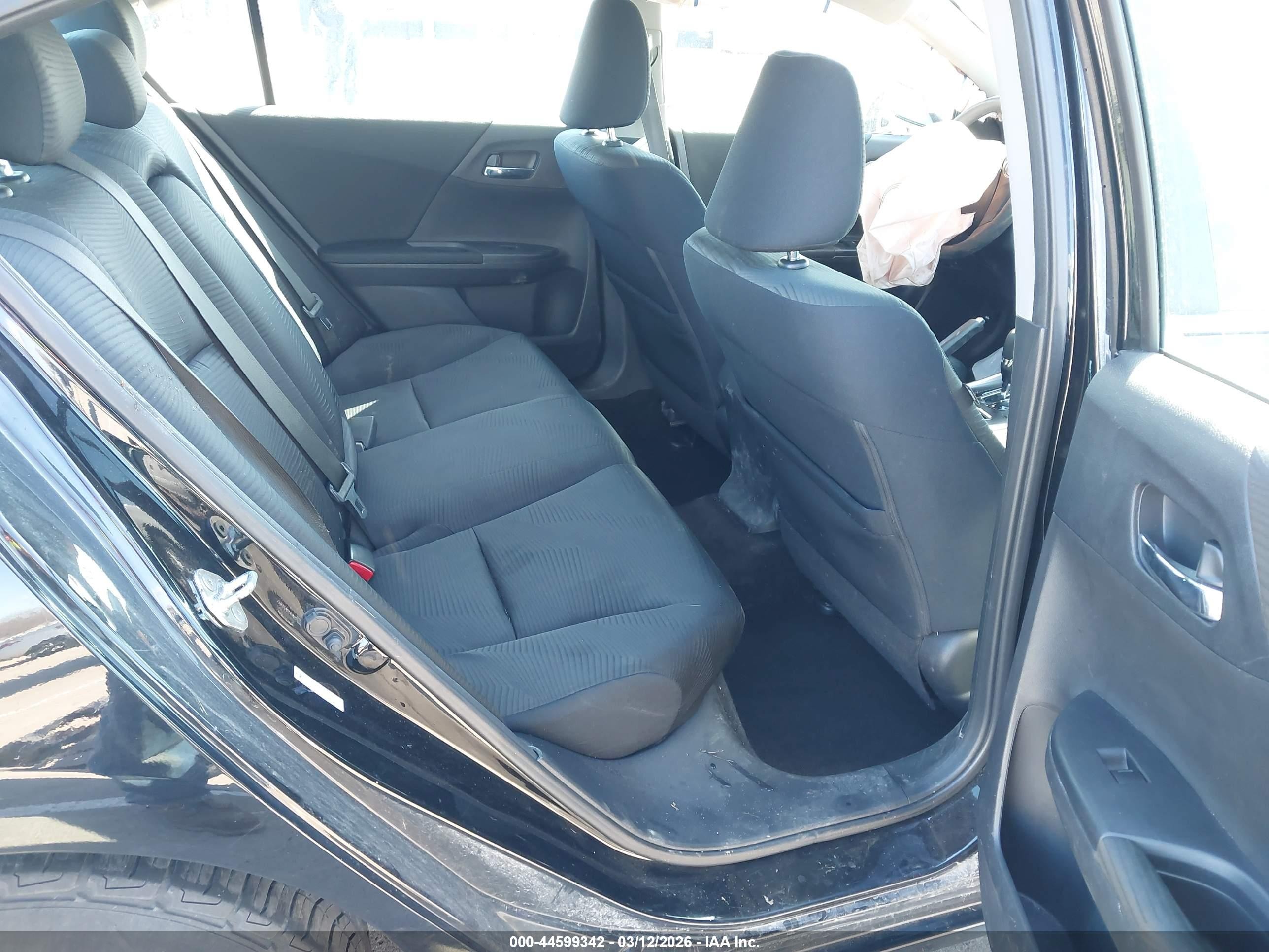 2014 Honda Accord Lx Black vin: 1HGCR2F34EA030461