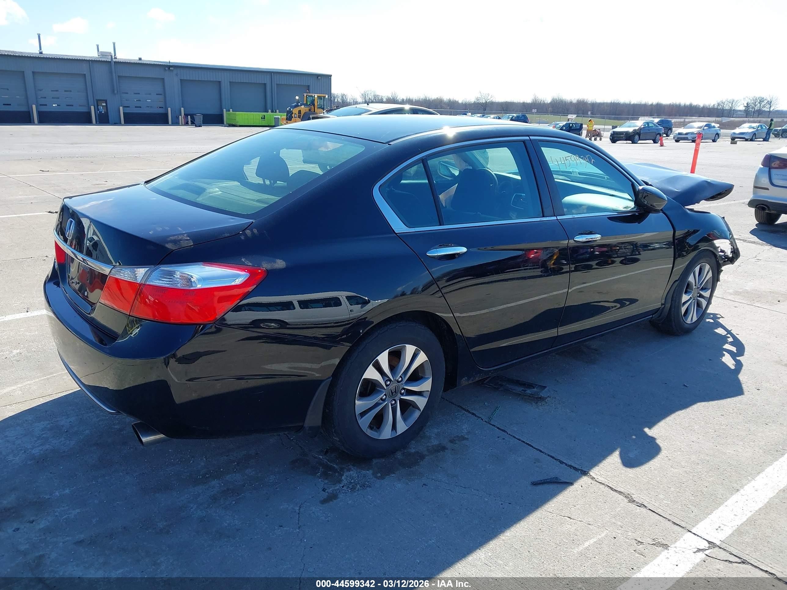 2014 Honda Accord Lx Black vin: 1HGCR2F34EA030461