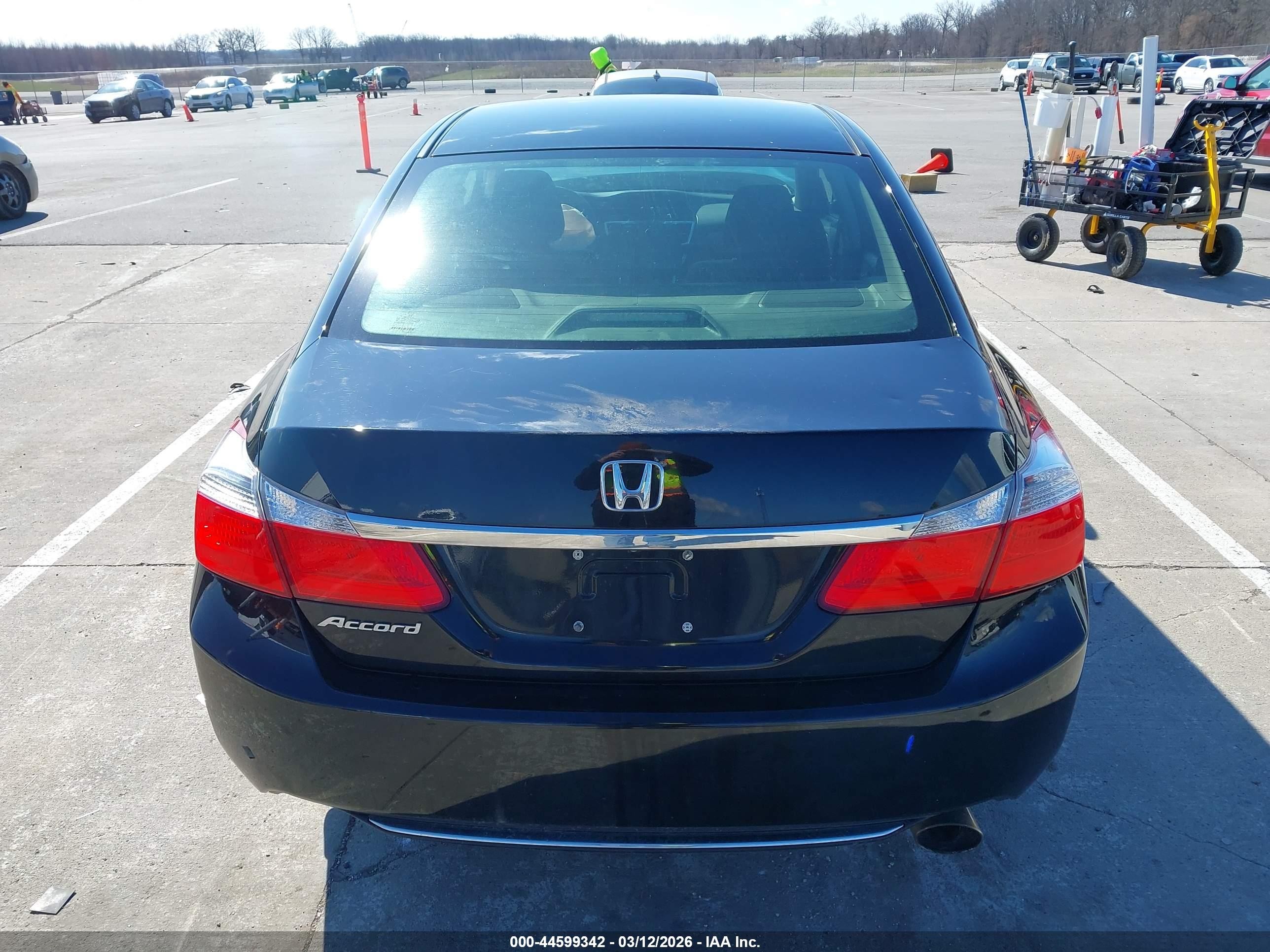 2014 Honda Accord Lx Black vin: 1HGCR2F34EA030461