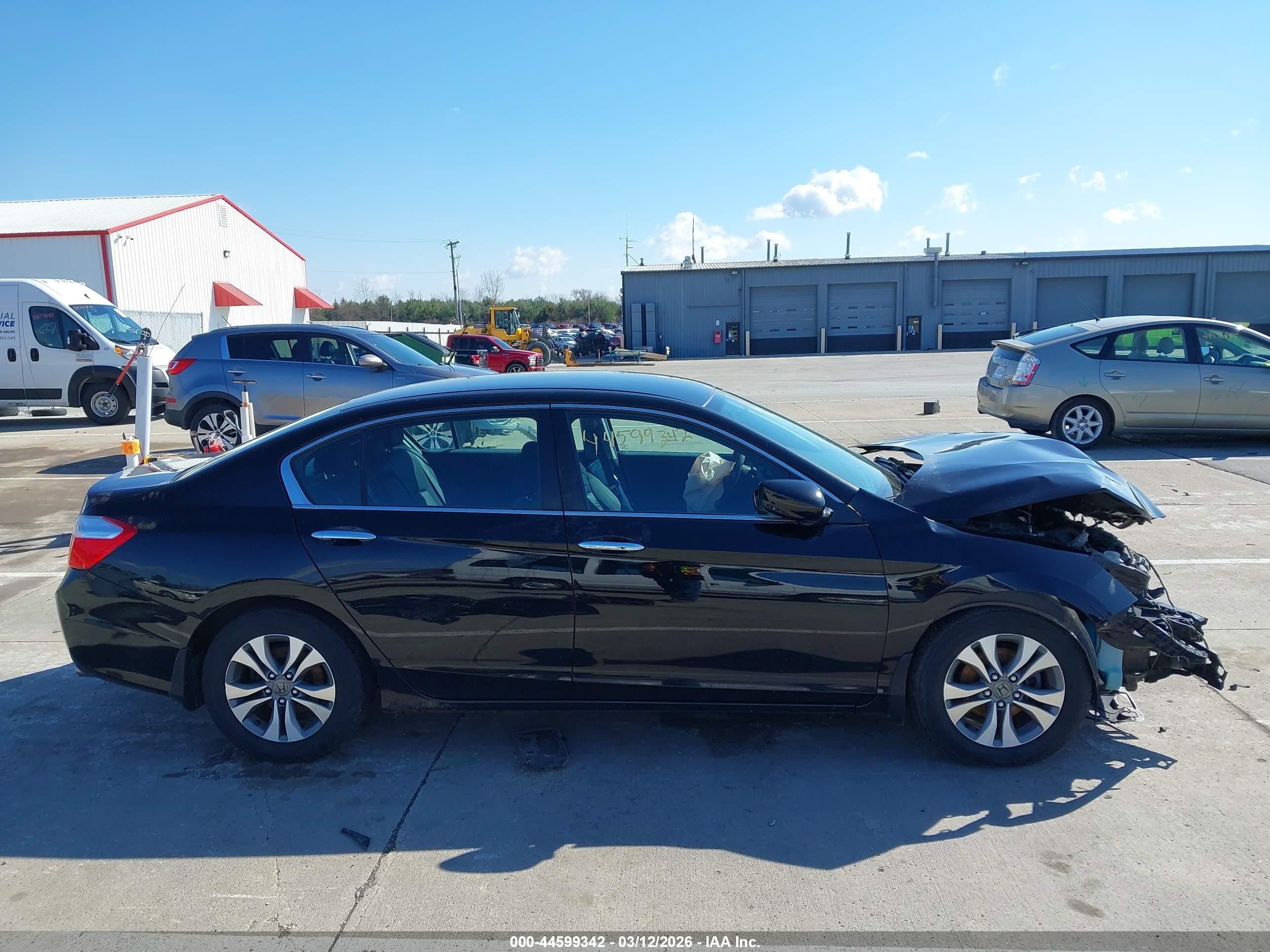2014 Honda Accord Lx Black vin: 1HGCR2F34EA030461