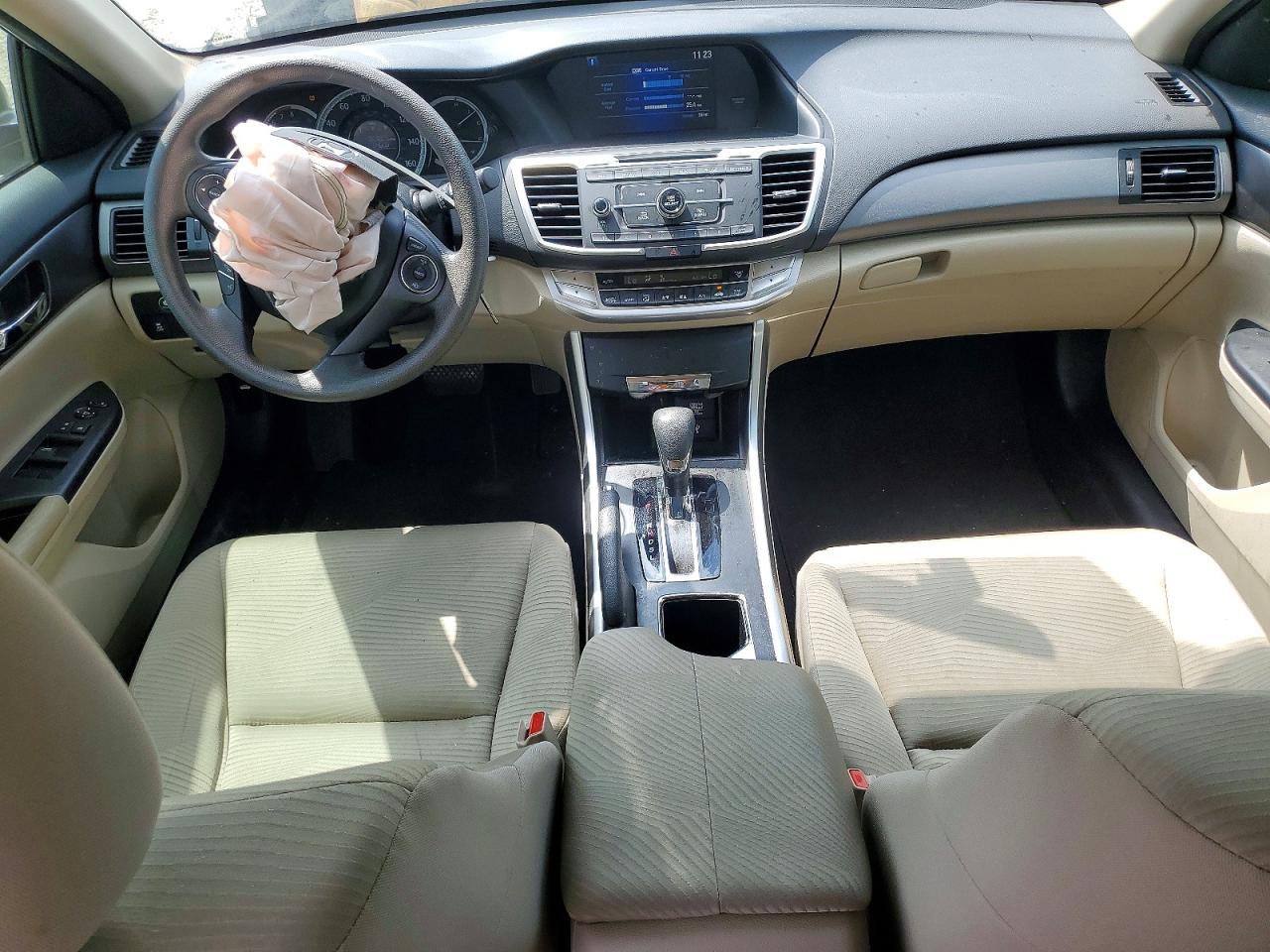 2014 Honda Accord Lx White vin: 1HGCR2F34EA044490