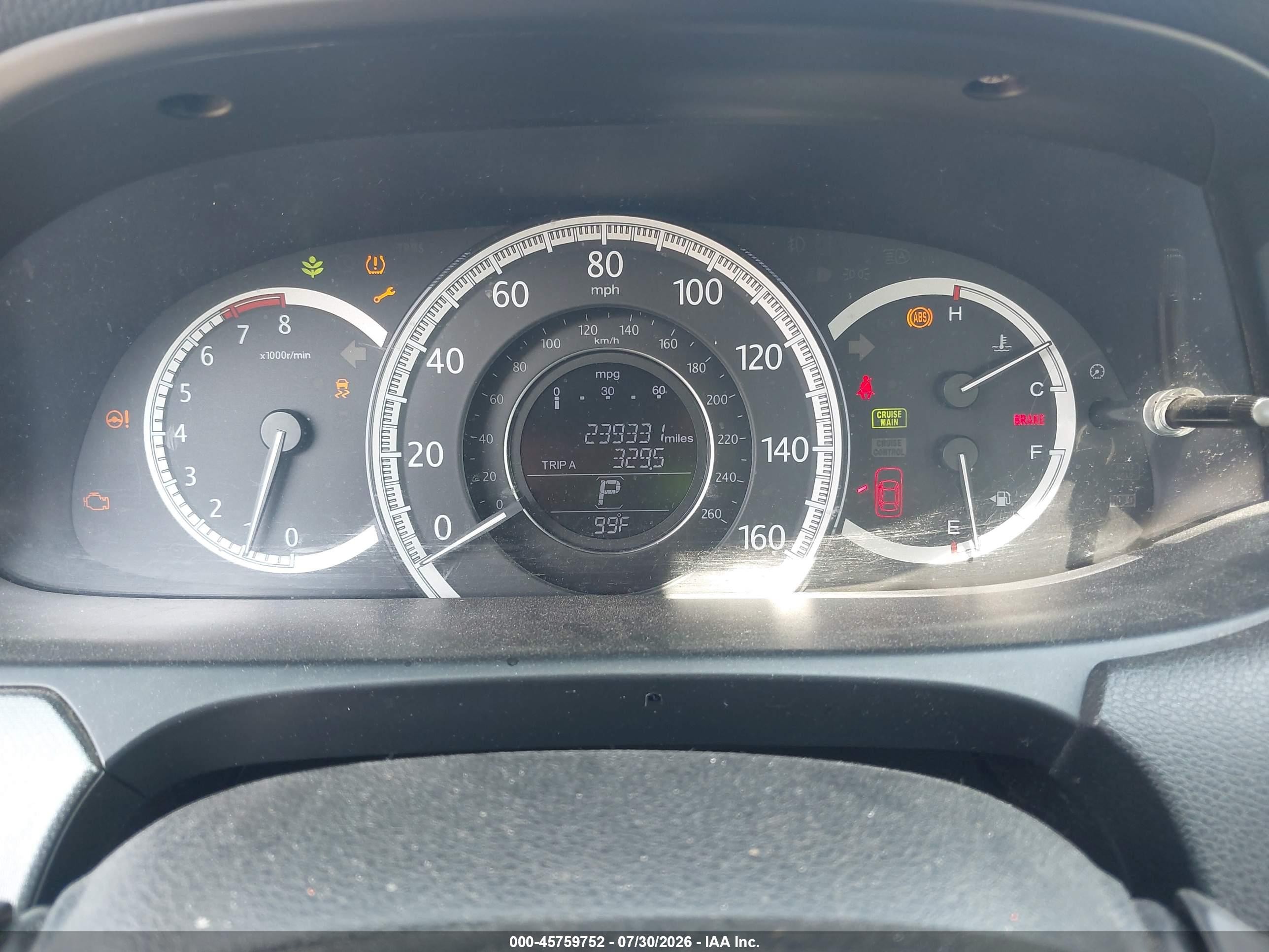 2014 Honda Accord Lx Белый vin: 1HGCR2F34EA055652
