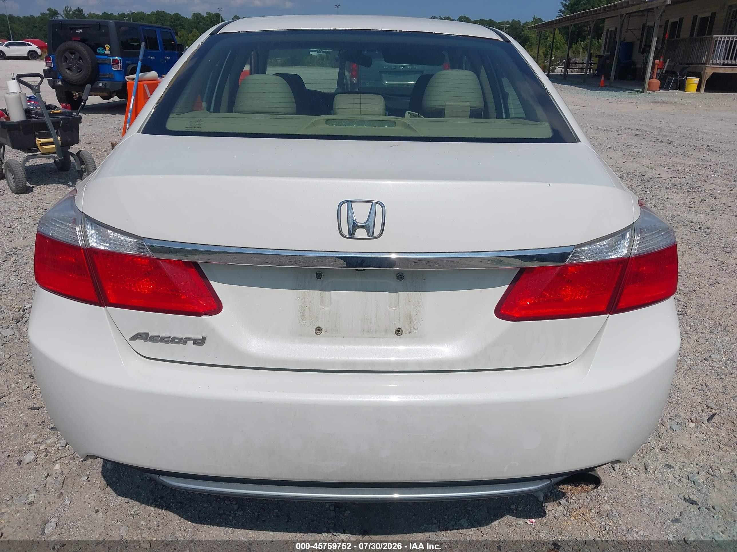 2014 Honda Accord Lx Белый vin: 1HGCR2F34EA055652