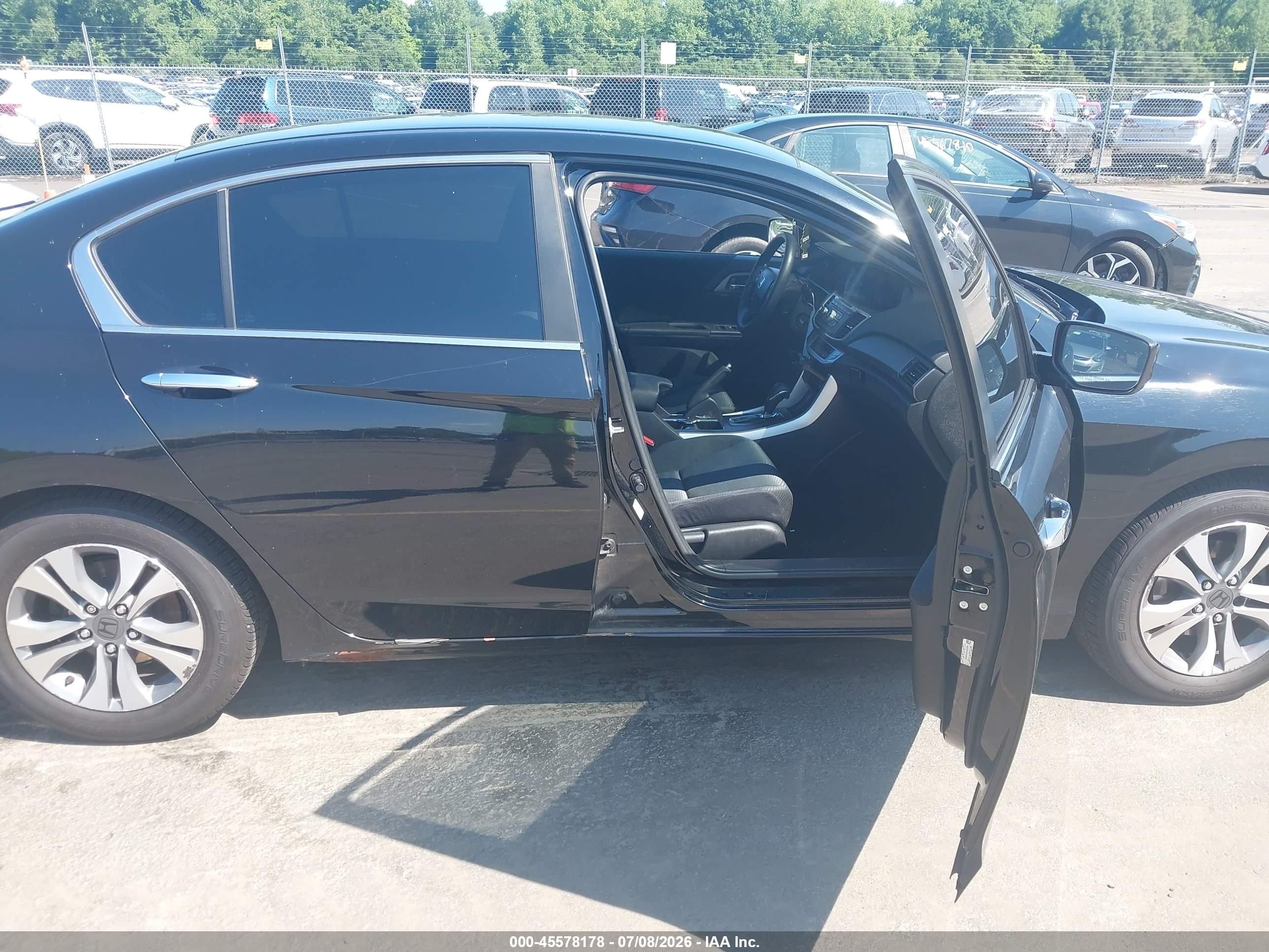 2014 Honda Accord Lx Black vin: 1HGCR2F34EA064562