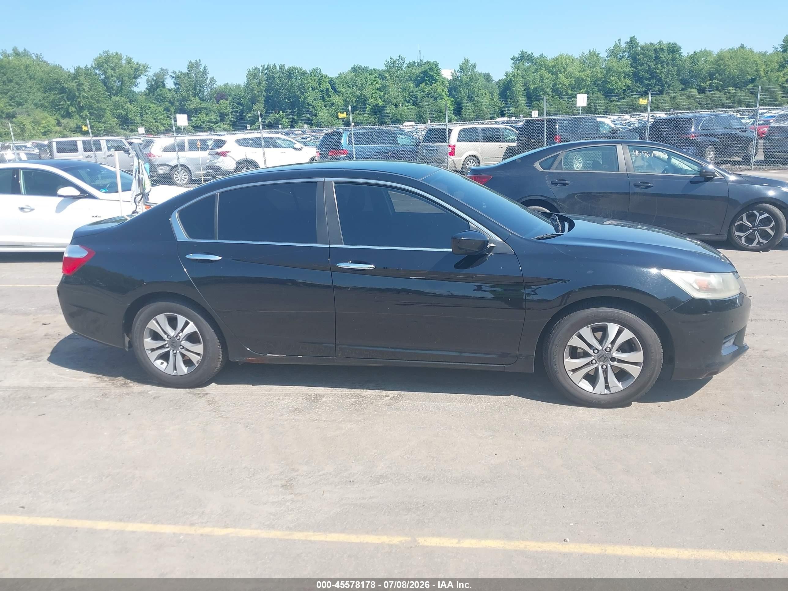 2014 Honda Accord Lx Black vin: 1HGCR2F34EA064562
