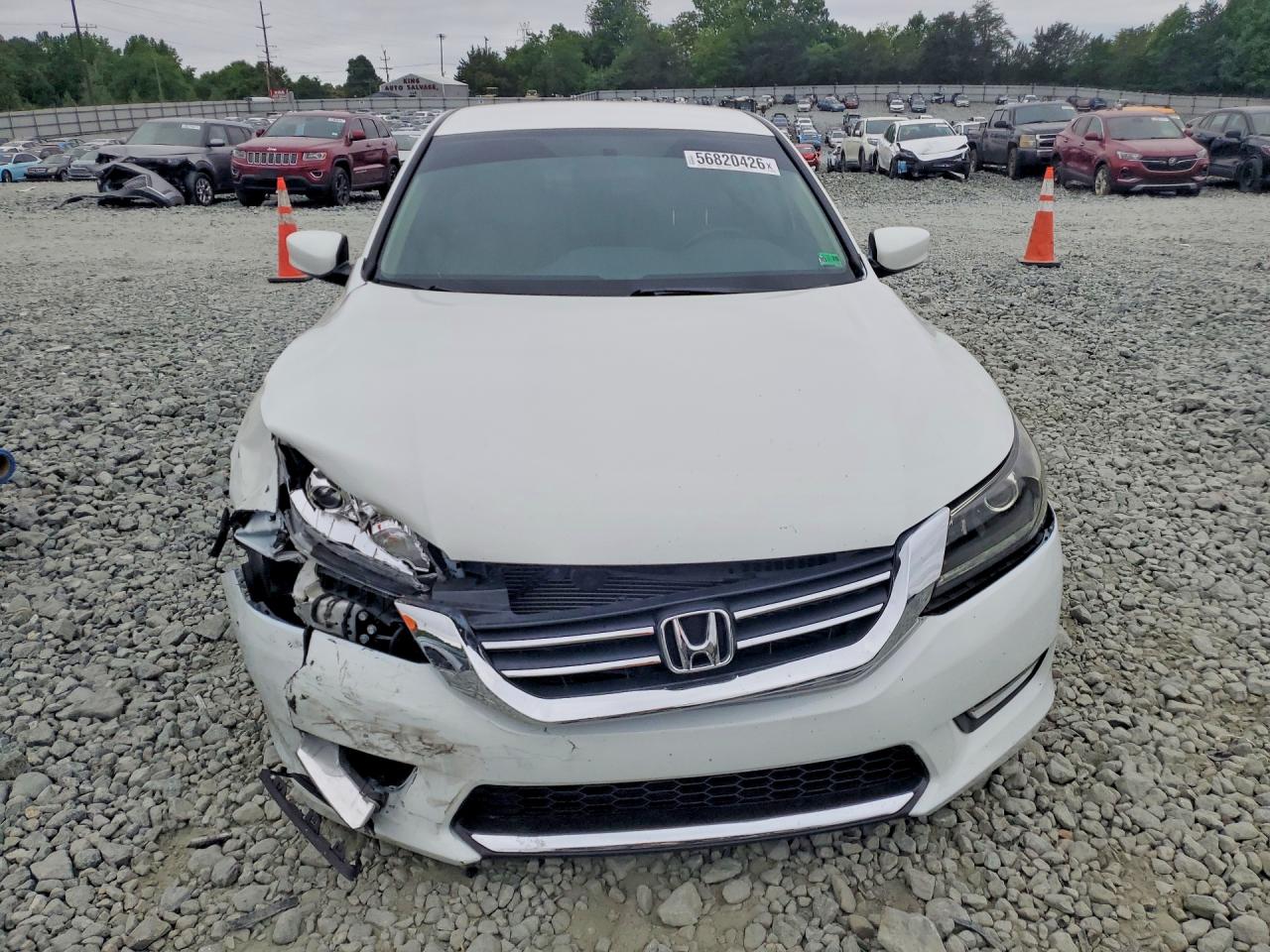 2014 Honda Accord Lx White vin: 1HGCR2F34EA078333