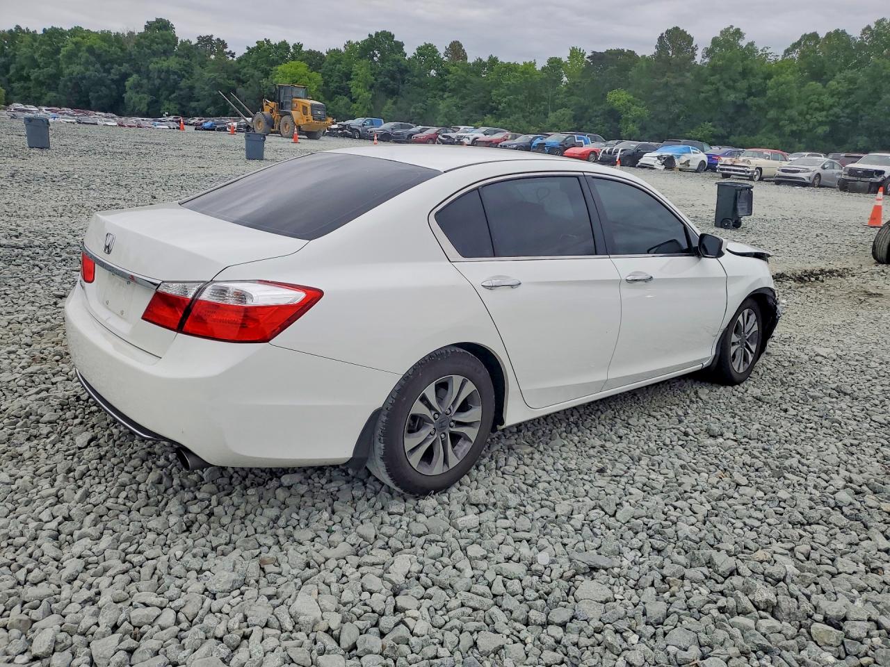 2014 Honda Accord Lx White vin: 1HGCR2F34EA078333