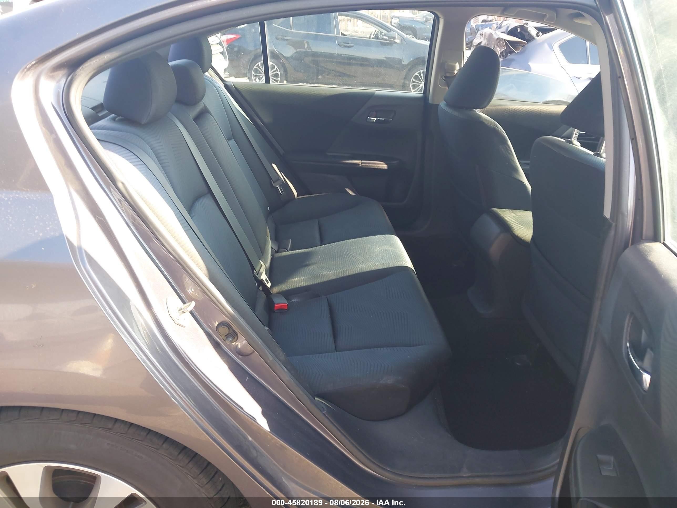 2014 Honda Accord Lx Gray vin: 1HGCR2F34EA110861