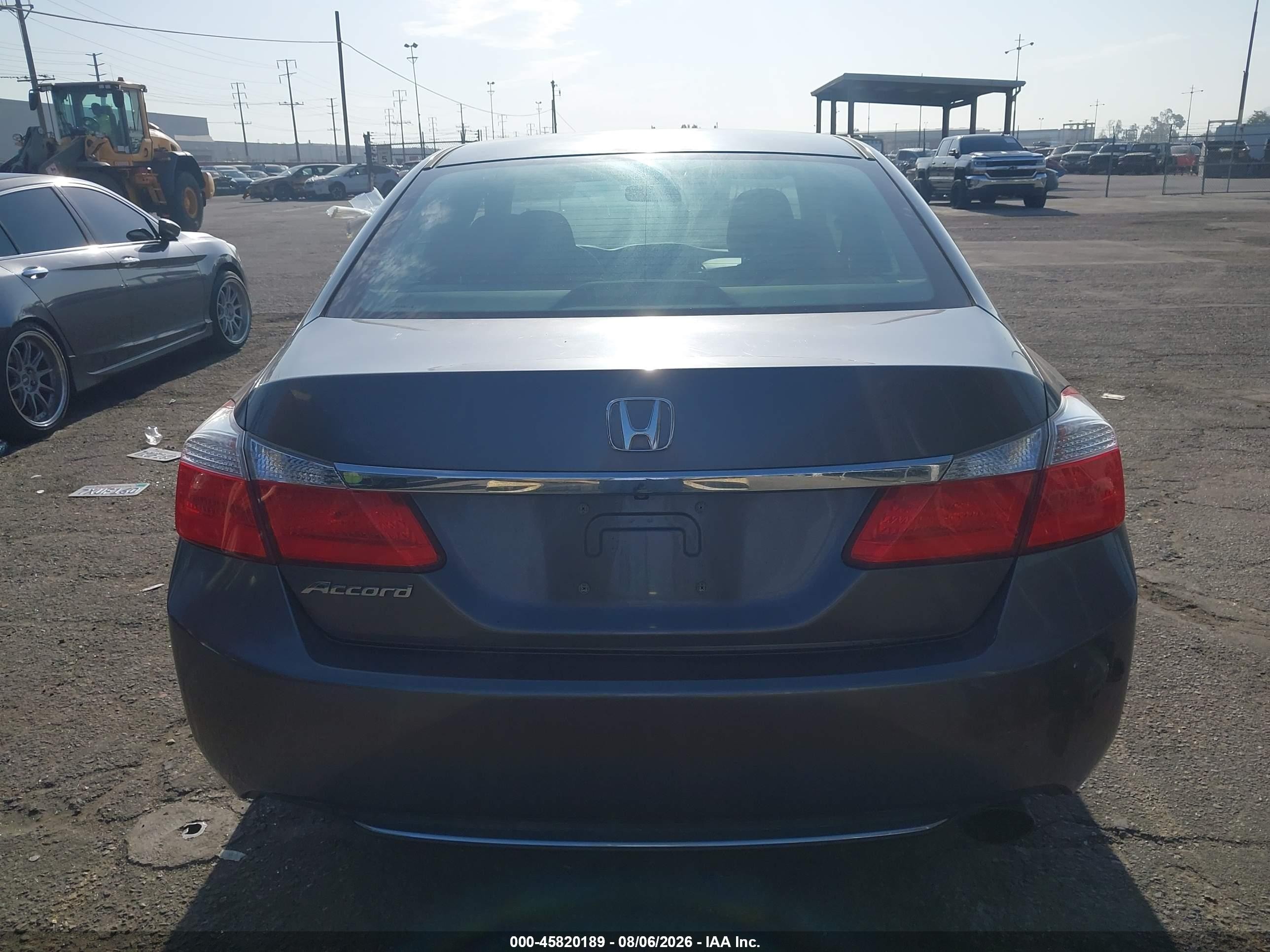 2014 Honda Accord Lx Gray vin: 1HGCR2F34EA110861