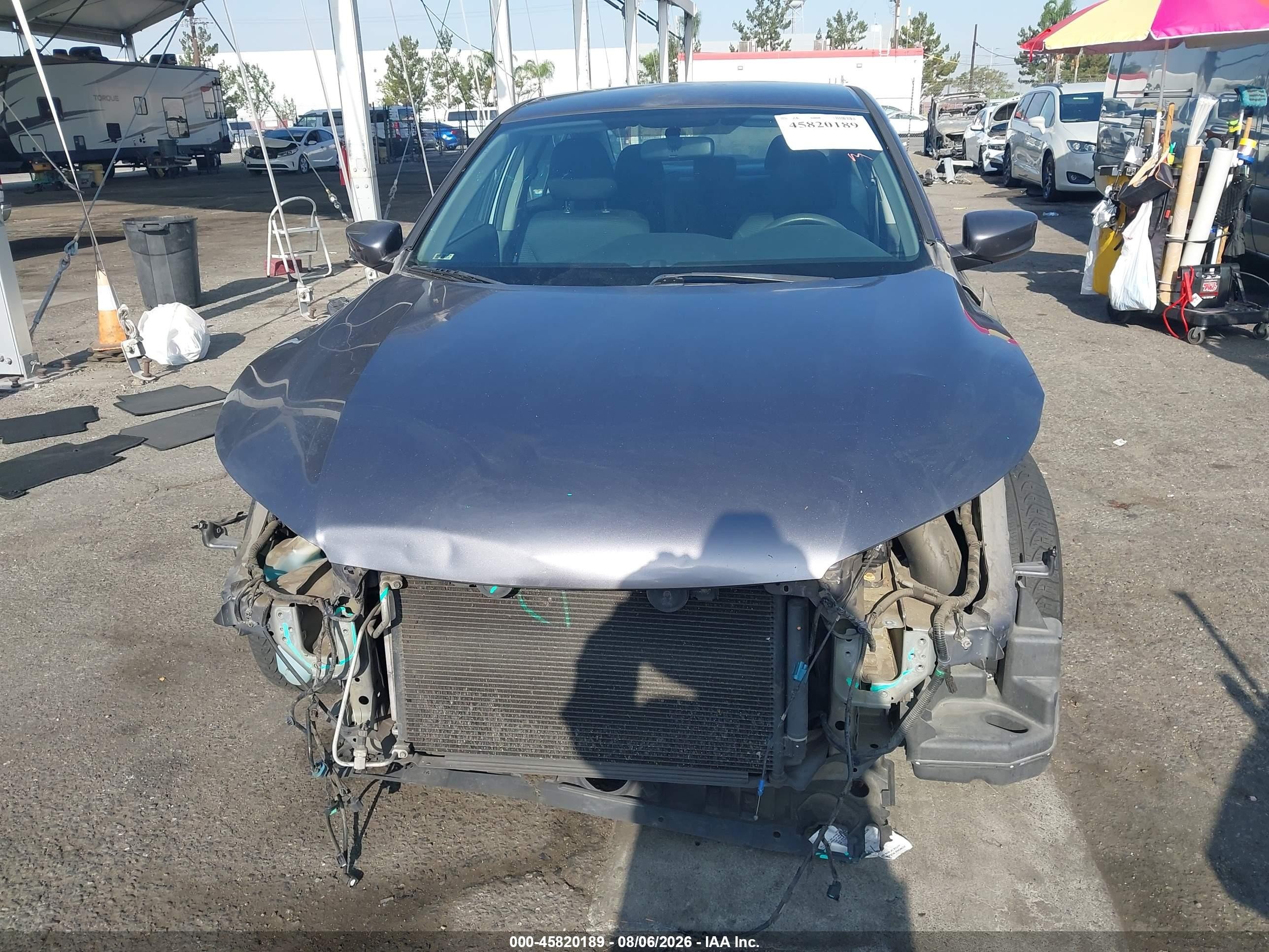 2014 Honda Accord Lx Gray vin: 1HGCR2F34EA110861
