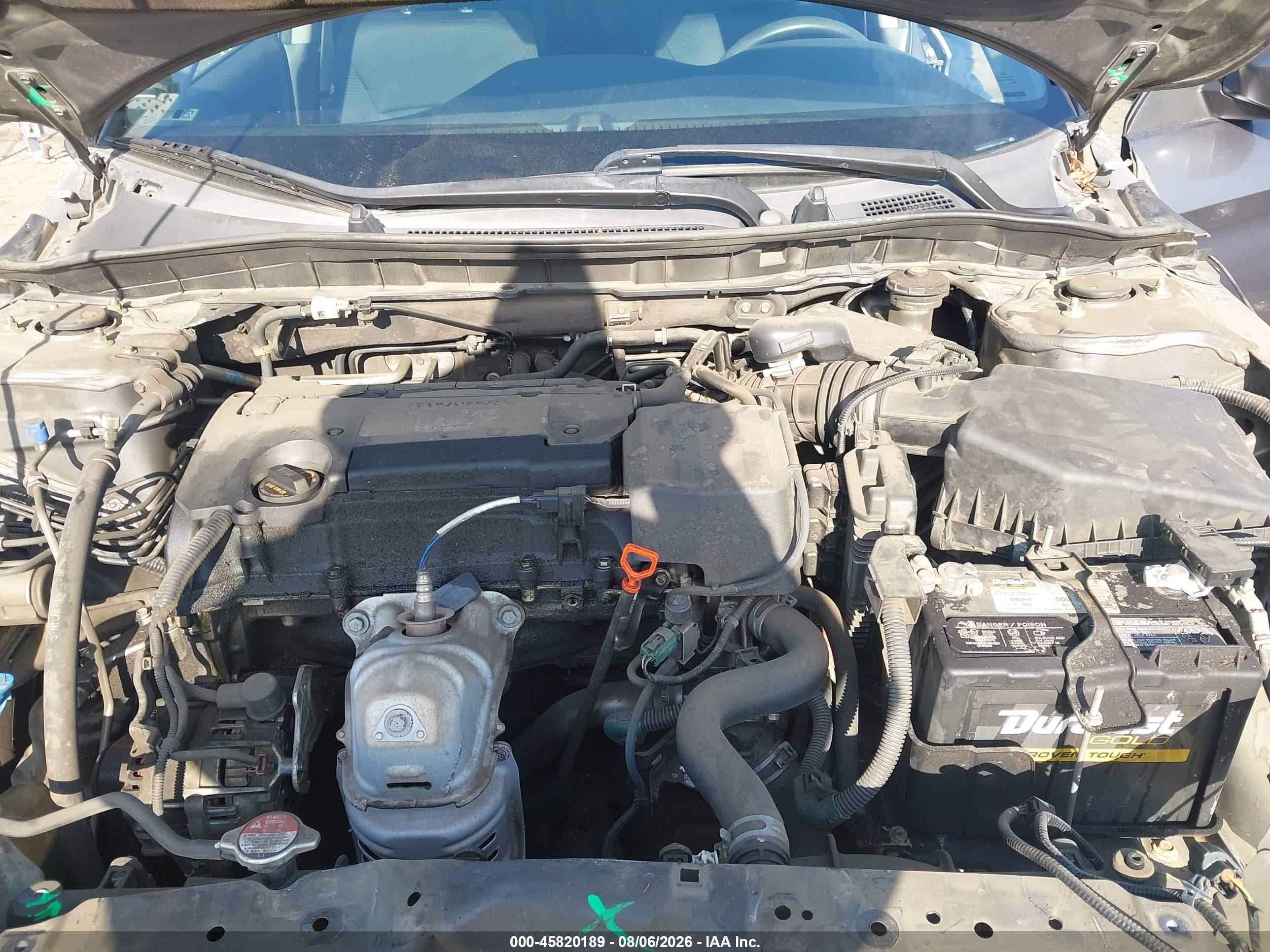 2014 Honda Accord Lx Gray vin: 1HGCR2F34EA110861