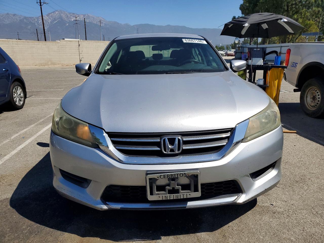 2014 Honda Accord Lx Серебряный vin: 1HGCR2F34EA160594