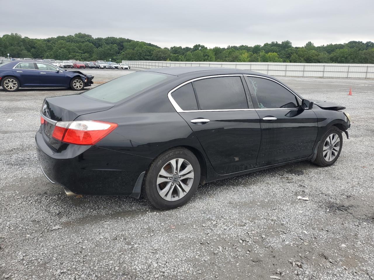2014 Honda Accord Lx Black vin: 1HGCR2F34EA165875