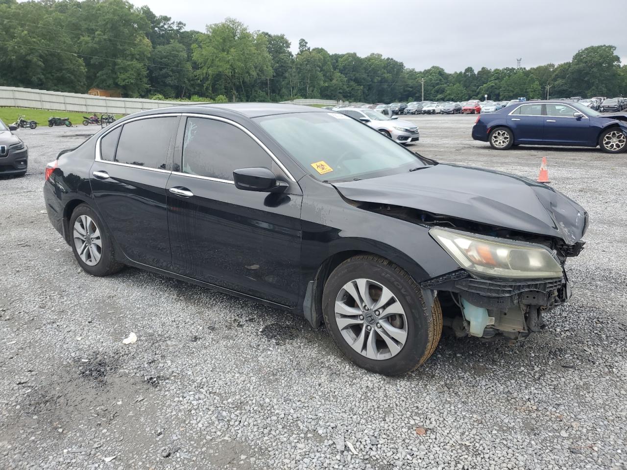 2014 Honda Accord Lx Black vin: 1HGCR2F34EA165875