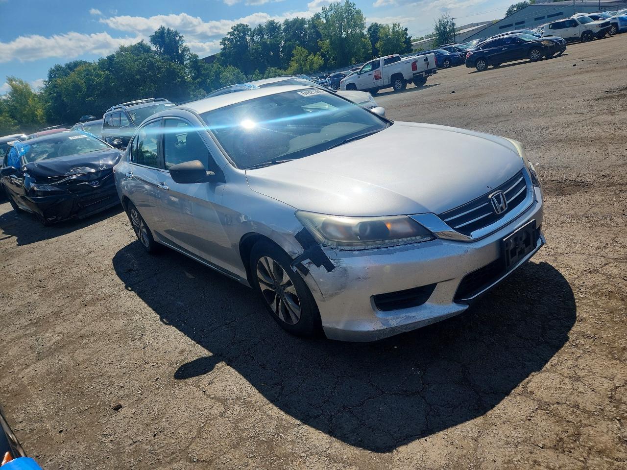 2014 Honda Accord Lx Серебряный vin: 1HGCR2F34EA179890