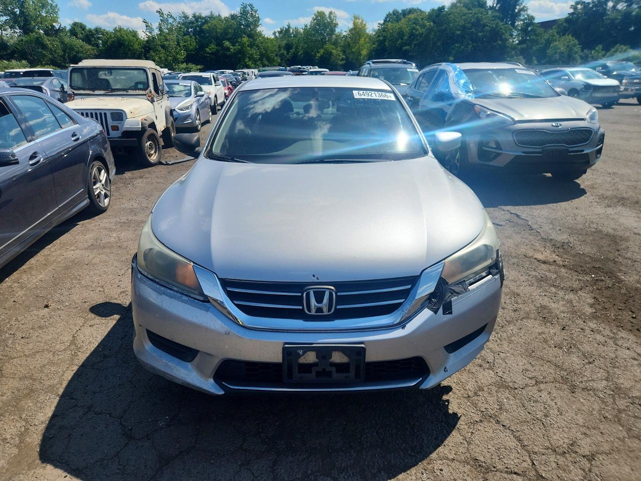 2014 Honda Accord Lx Серебряный vin: 1HGCR2F34EA179890