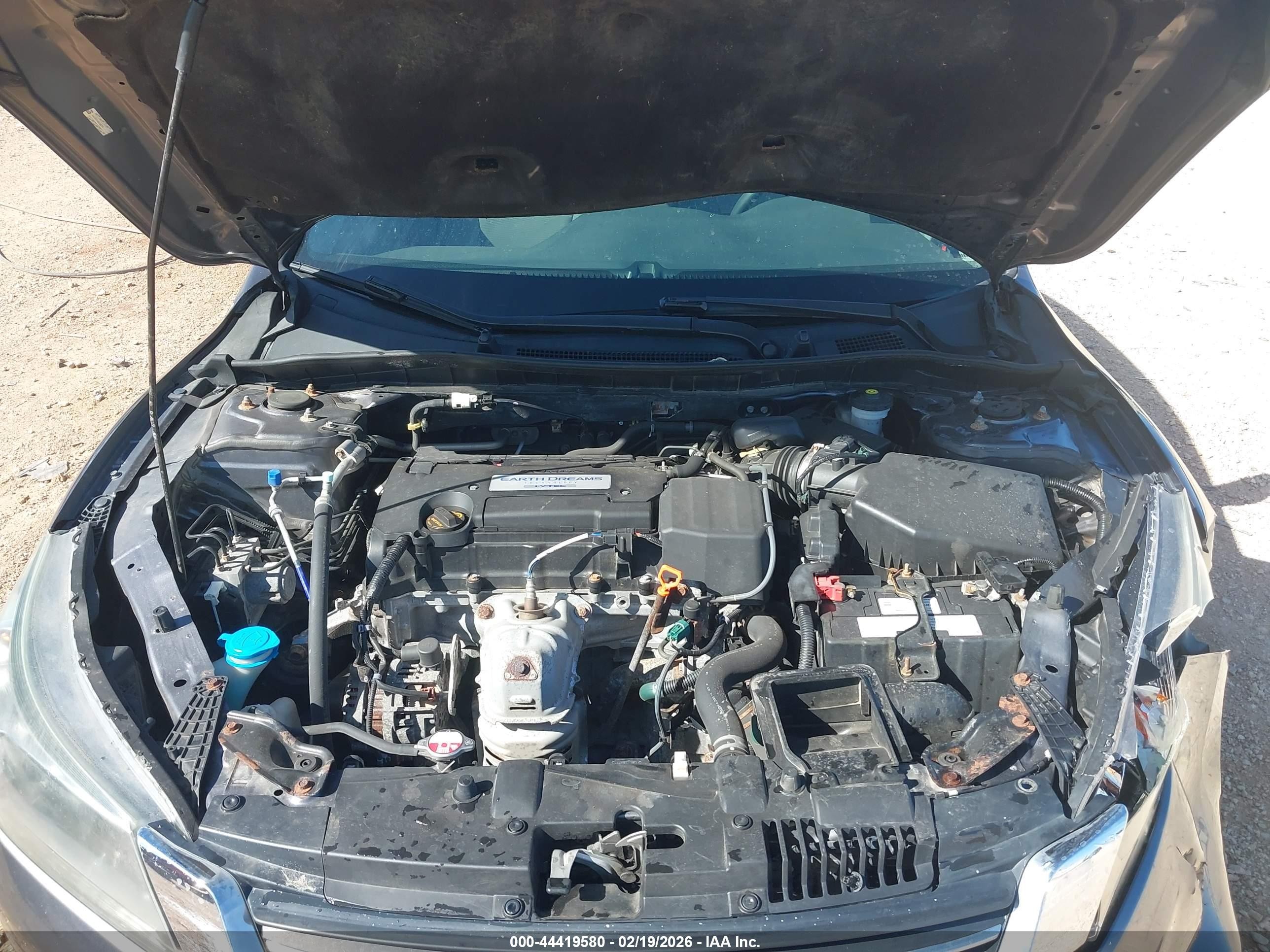 2014 Honda Accord Lx Gray vin: 1HGCR2F34EA193711