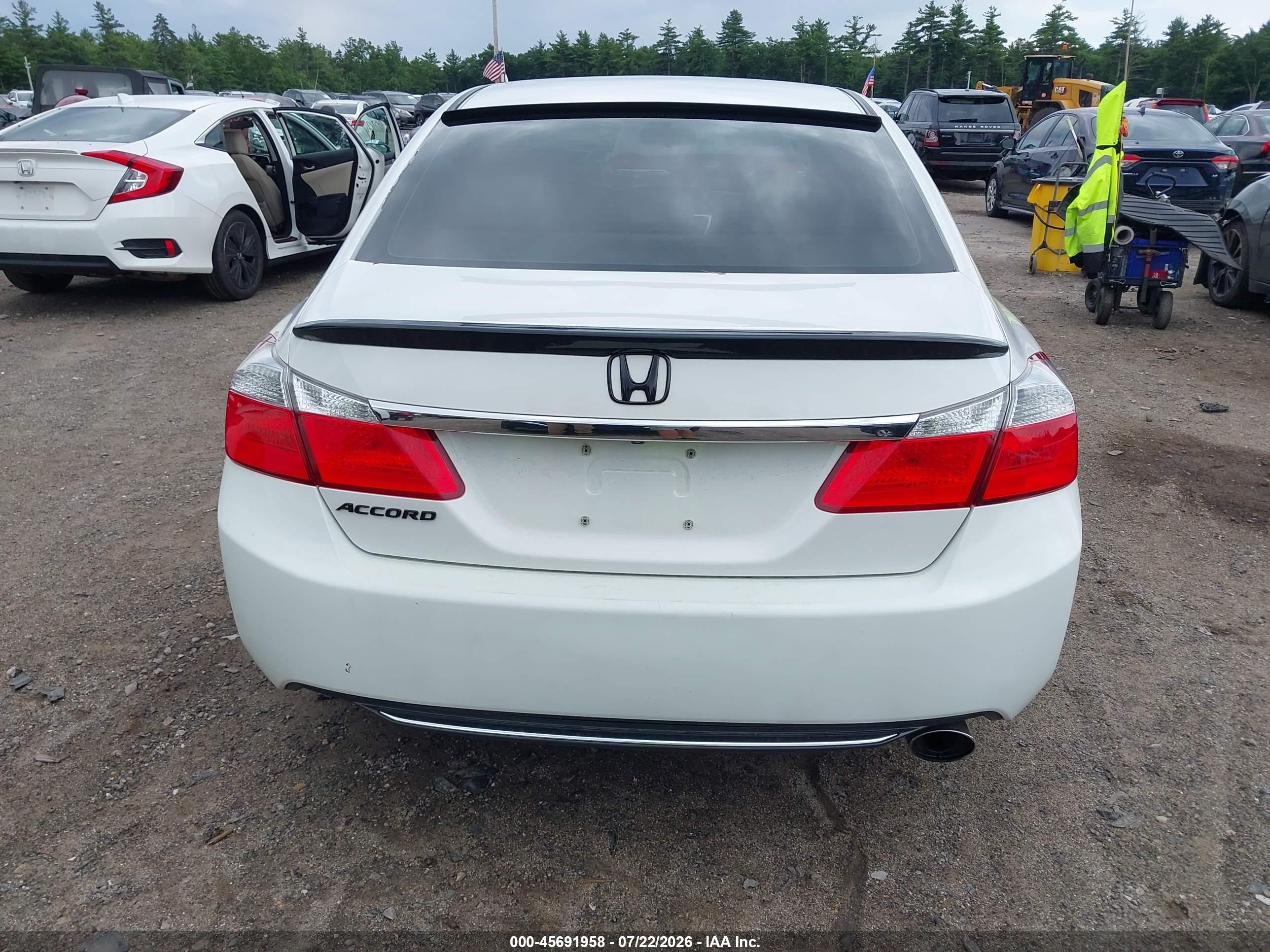 2014 Honda Accord Lx Белый vin: 1HGCR2F34EA208532