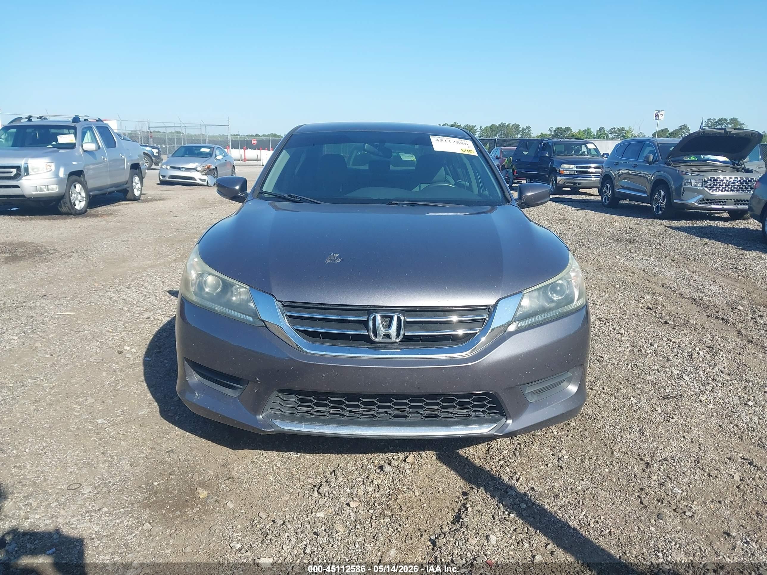 2014 Honda Accord Lx Серый vin: 1HGCR2F34EA236427