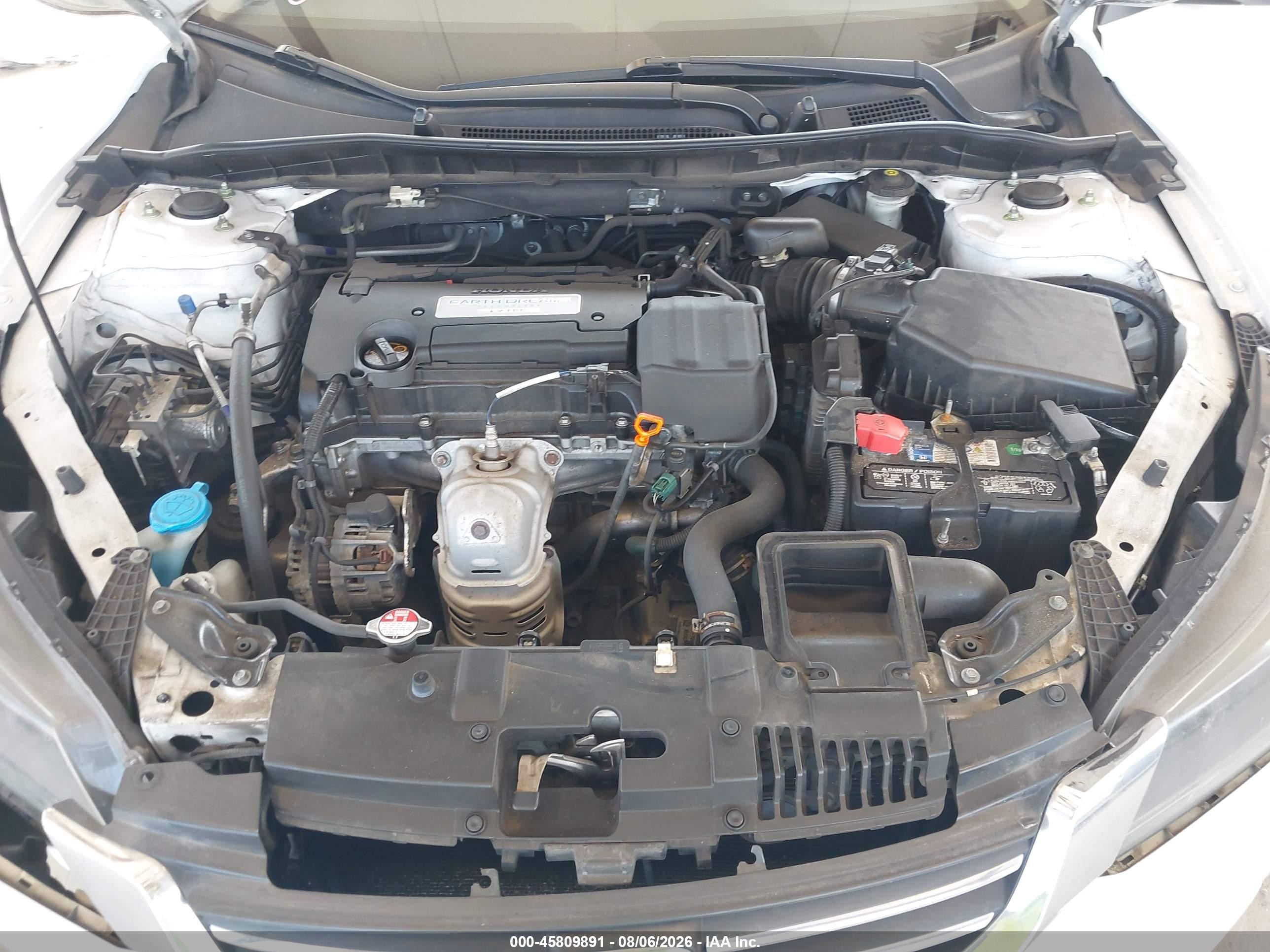 2014 Honda Accord Lx White vin: 1HGCR2F34EA244981