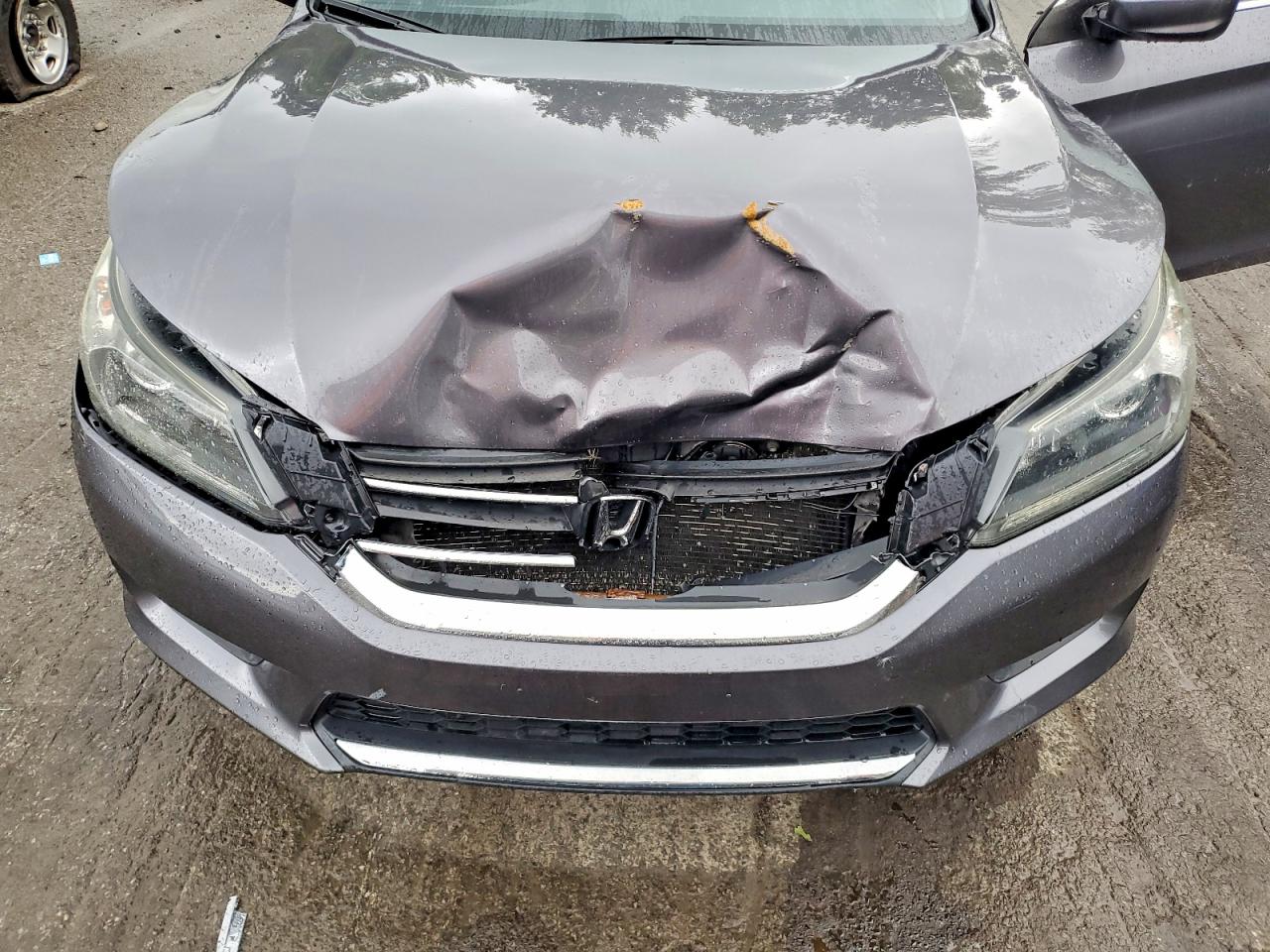 2014 Honda Accord Lx Gray vin: 1HGCR2F34EA257875