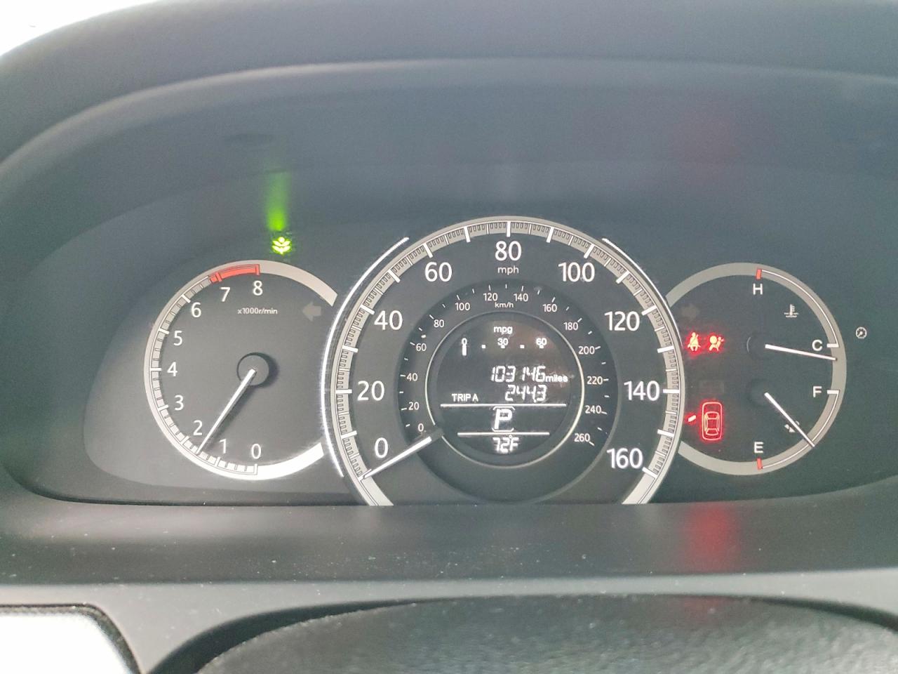 2014 Honda Accord Lx Gray vin: 1HGCR2F34EA257875