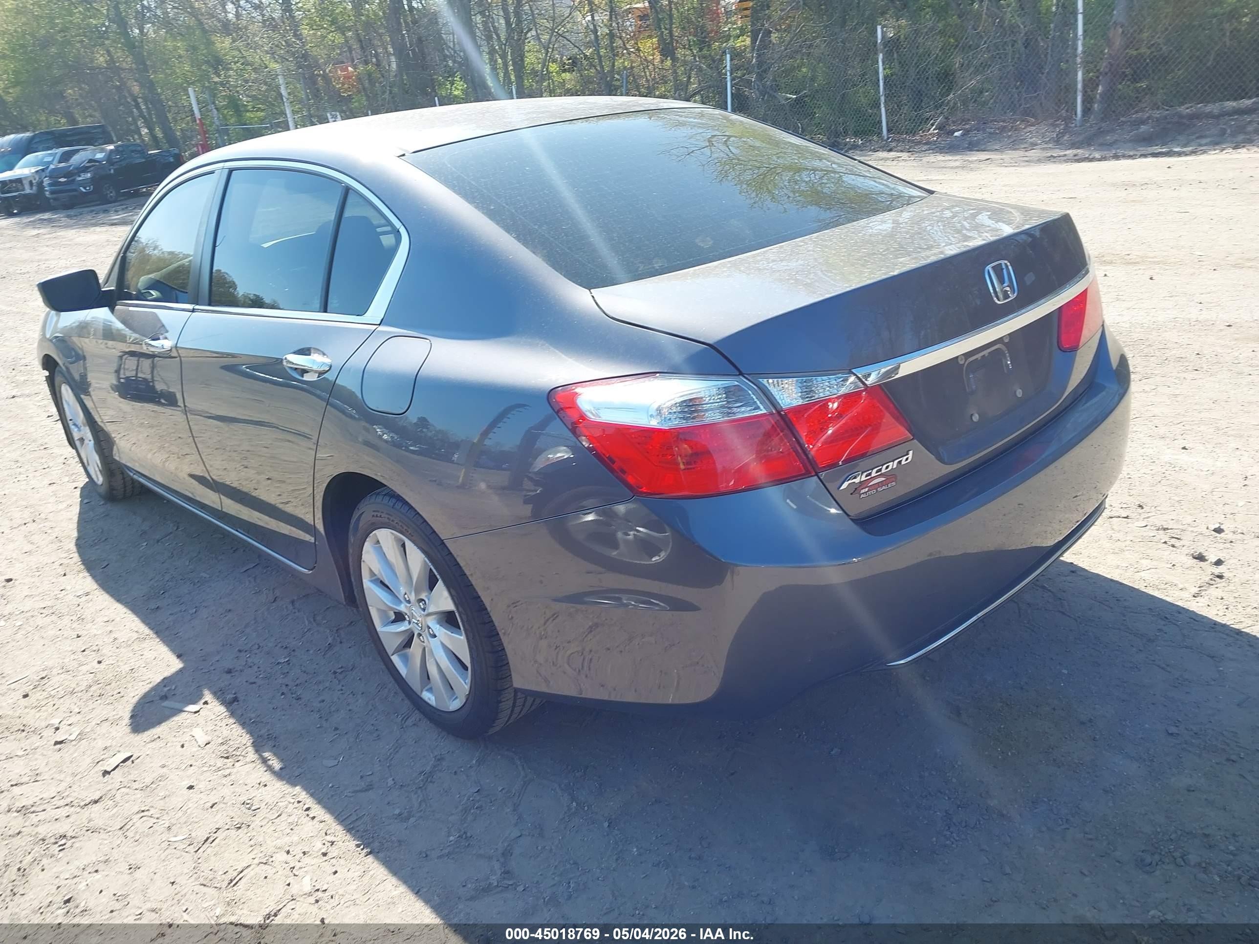 2014 Honda Accord Lx Gray vin: 1HGCR2F34EA273672